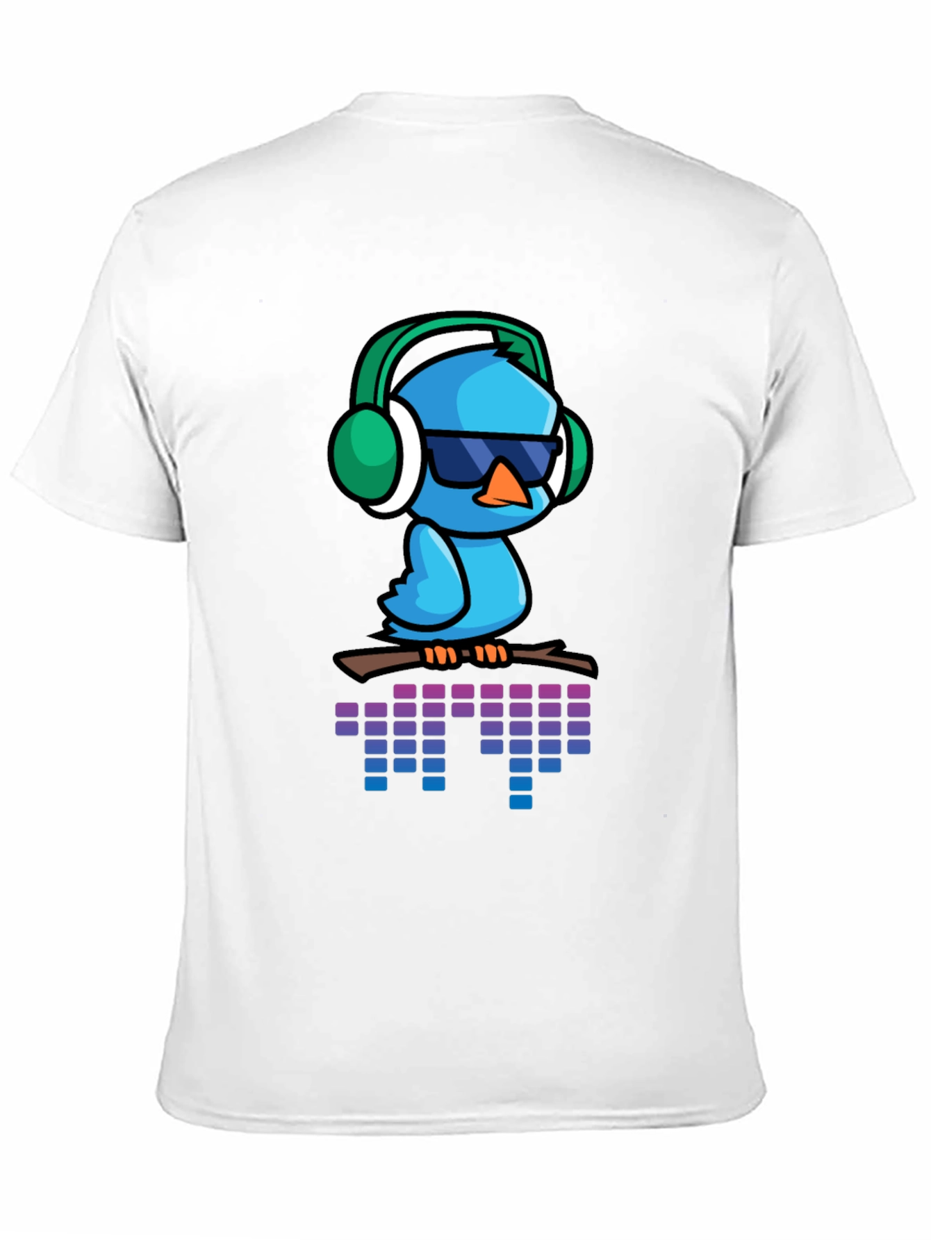 Black Cool Bird T-Shirt - Music Lover's Tee view 11