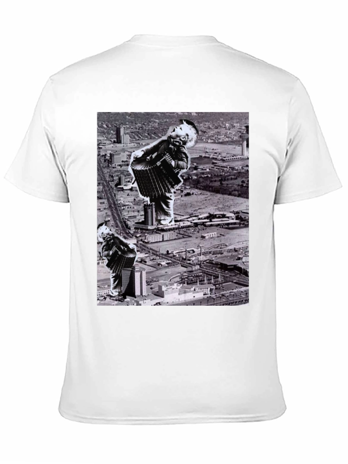 Black Accordion Player Black T-Shirt view 11