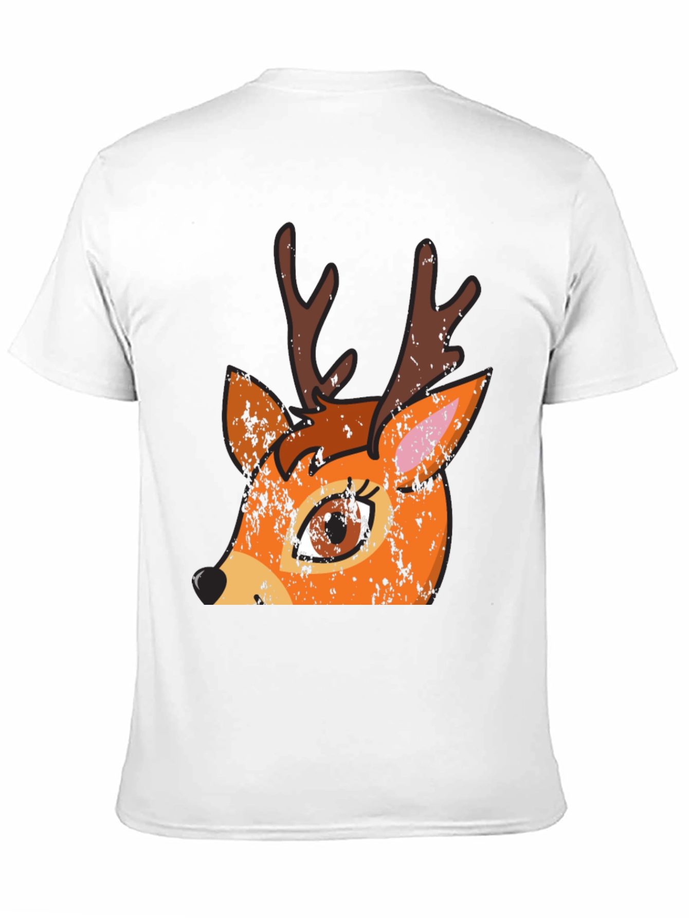 Black Deer Graphic T-Shirt - Unisex Black Tee view 11