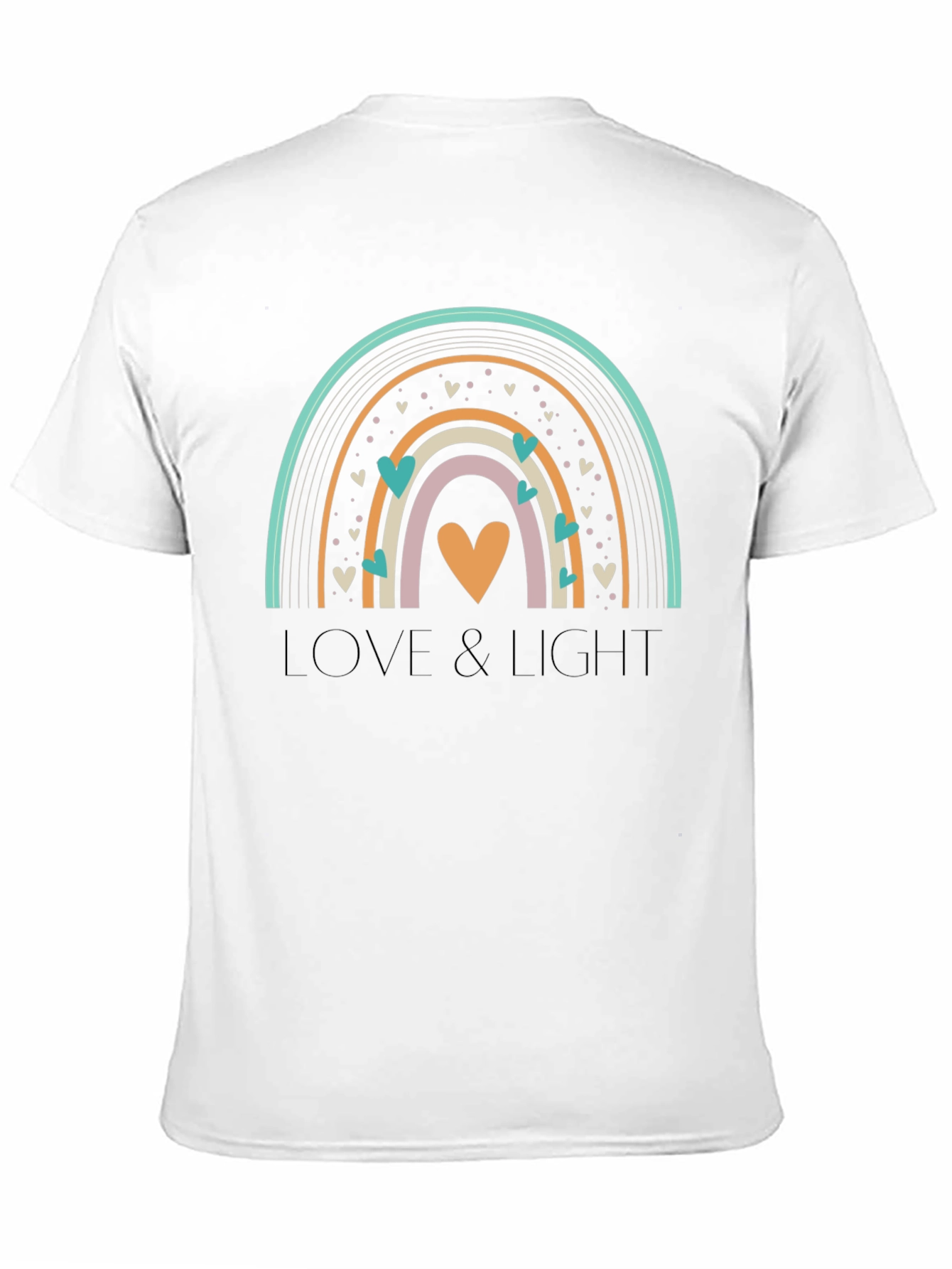 Black Love & Light Rainbow Graphic T-Shirt view 11