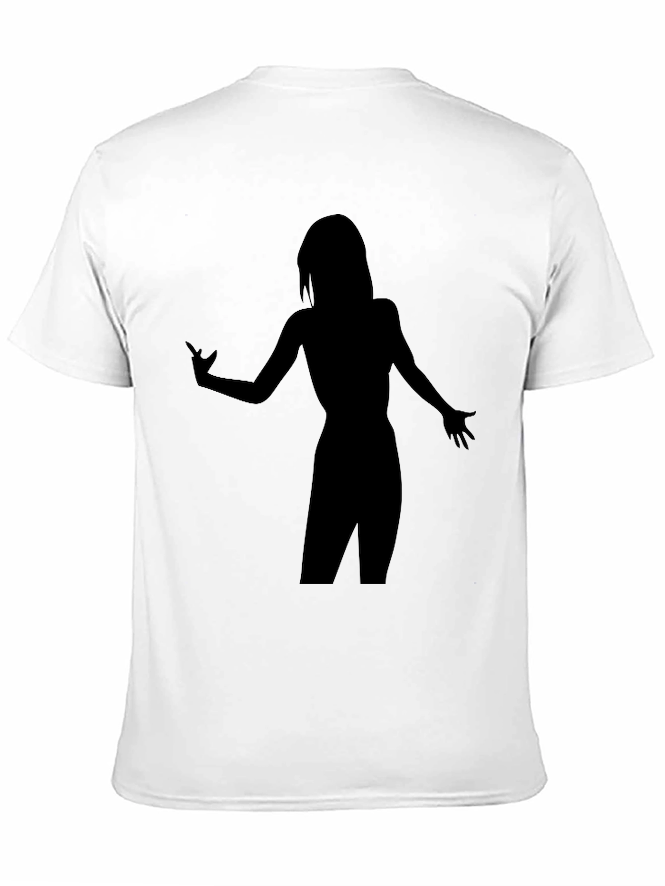 Black Silhouette Graphic T-Shirt - Stylish Black Tee view 11