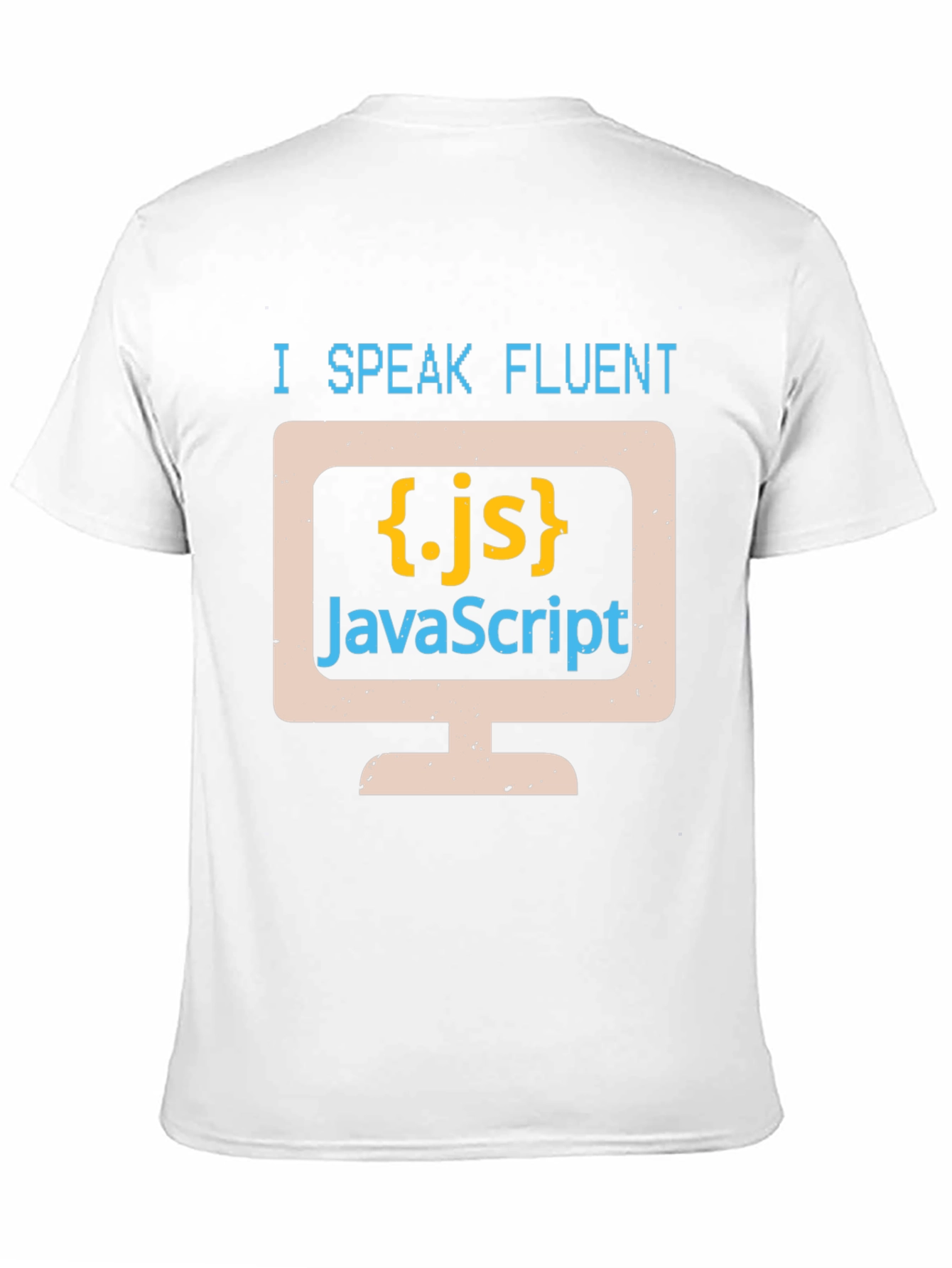 Black I Speak Fluent JavaScript Programmer T-Shirt view 11