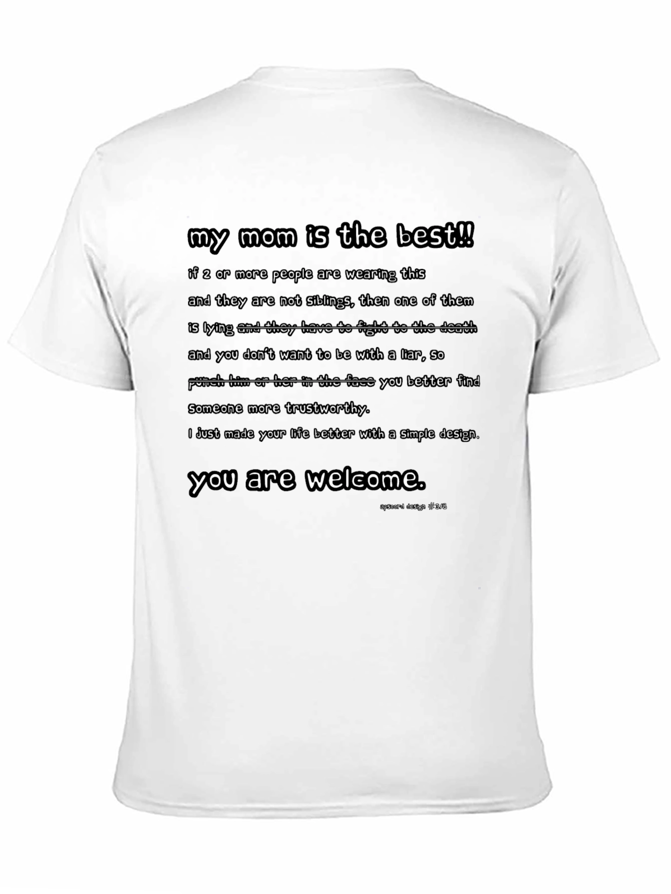 Black My Mom Is The Best Graphic T-Shirt view 11