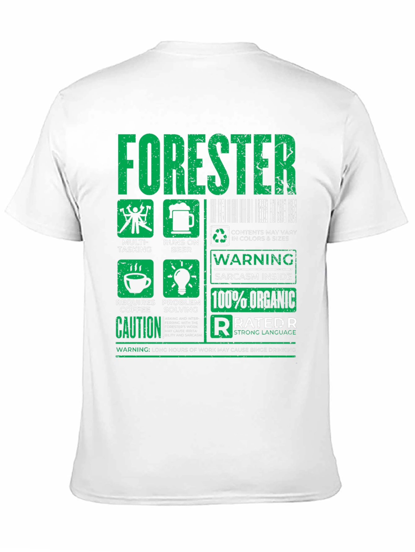 Black Forester Funny Job T-Shirt - Multi-Tasking, Runs on Beer! view 11