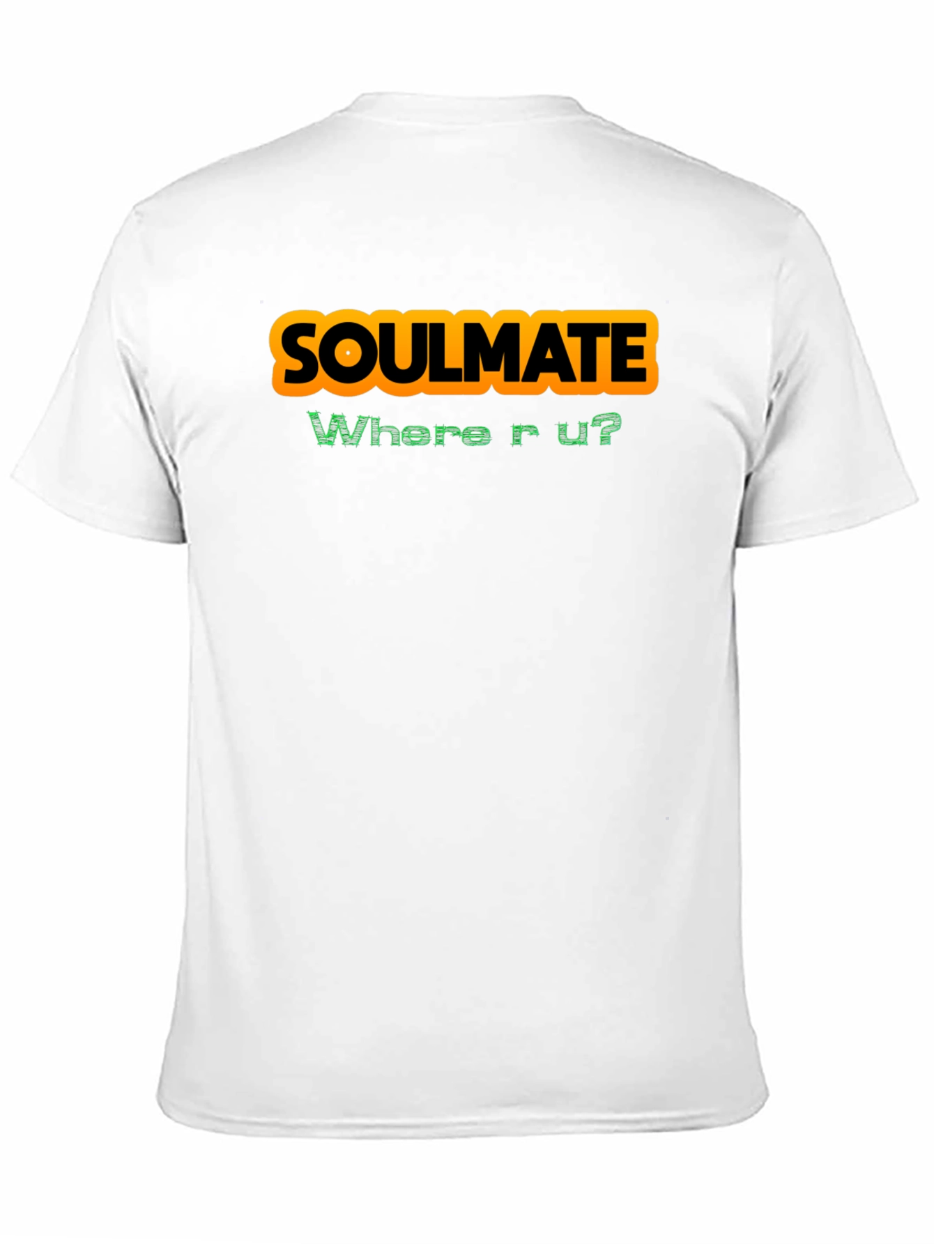 Black Soulmate Where R U? Graphic T-Shirt - Black view 11