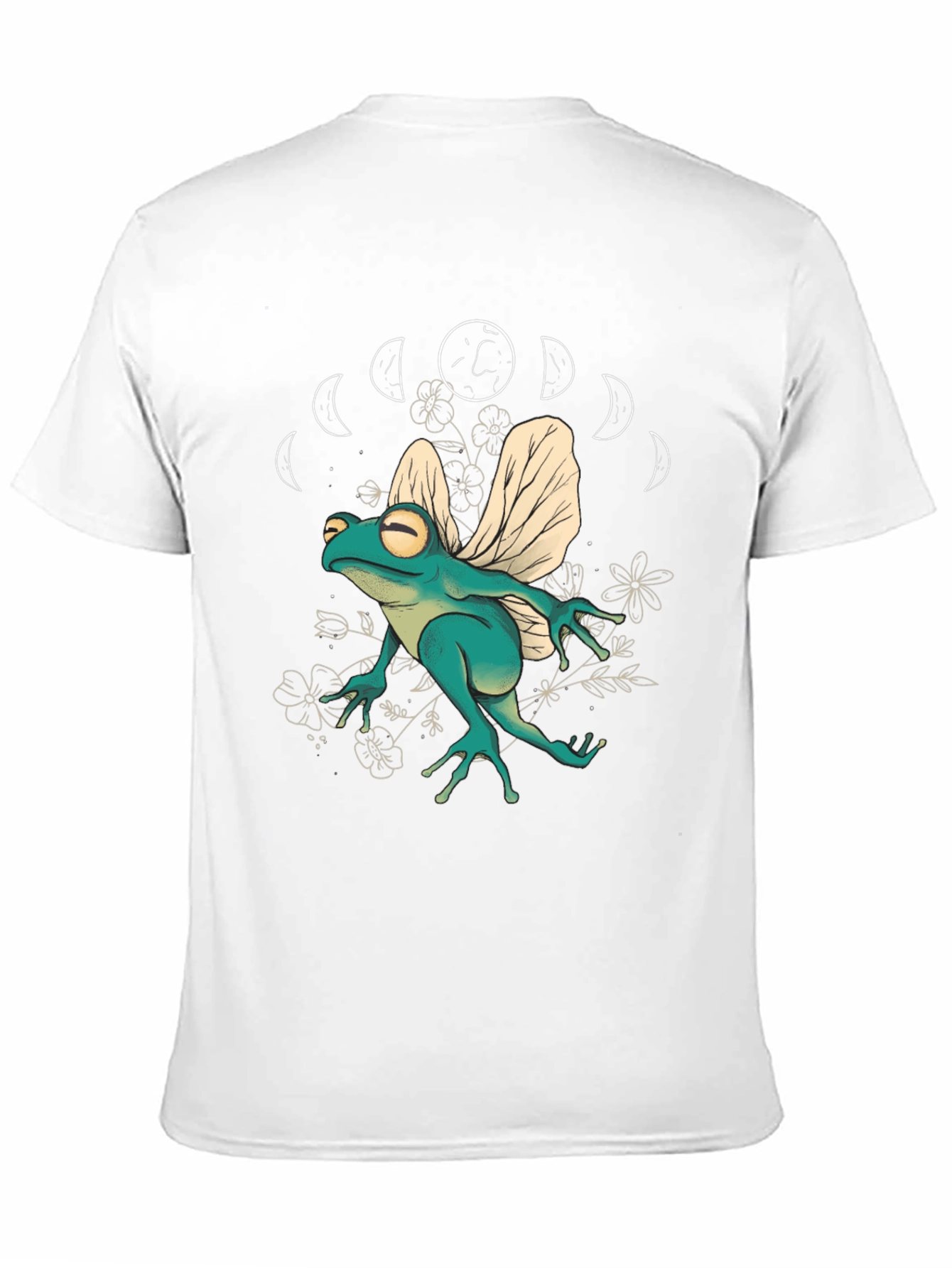 Black Frog with Wings T-Shirt view 11