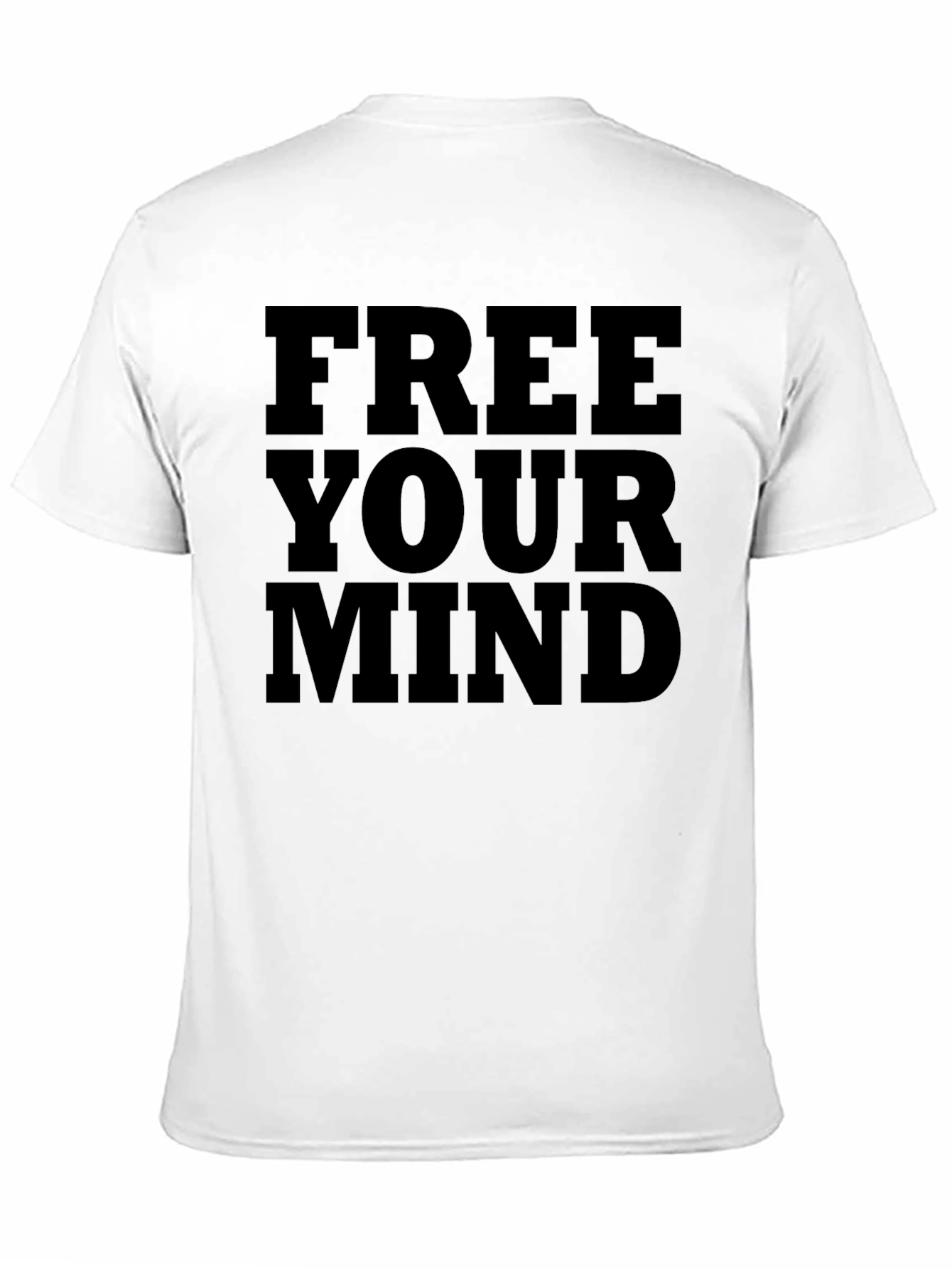 Black Free Your Mind Graphic T-Shirt view 11