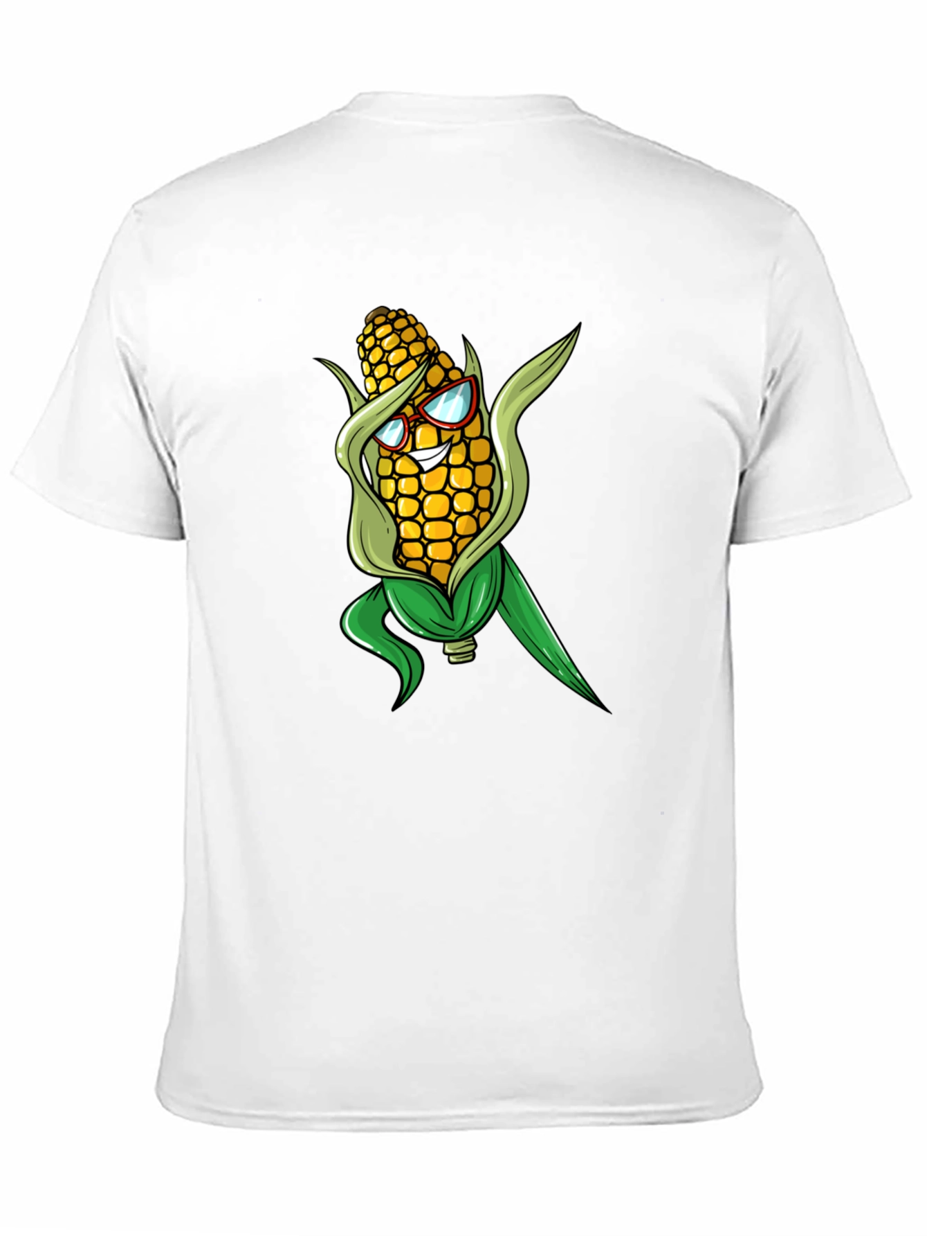 Black Corn with Glasses Graphic Tee view 11