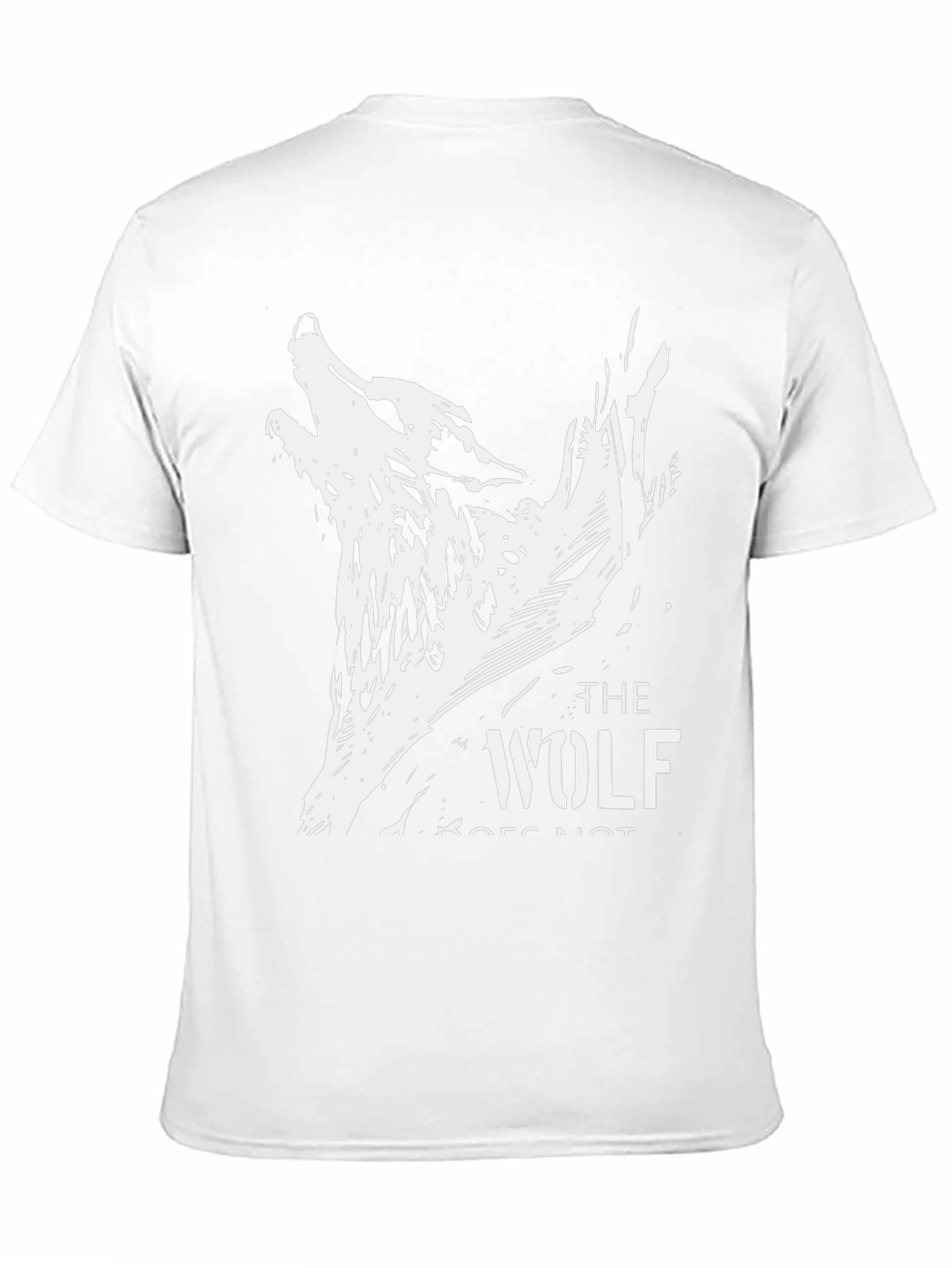 Black The Wolf Graphic Black T-Shirt view 11