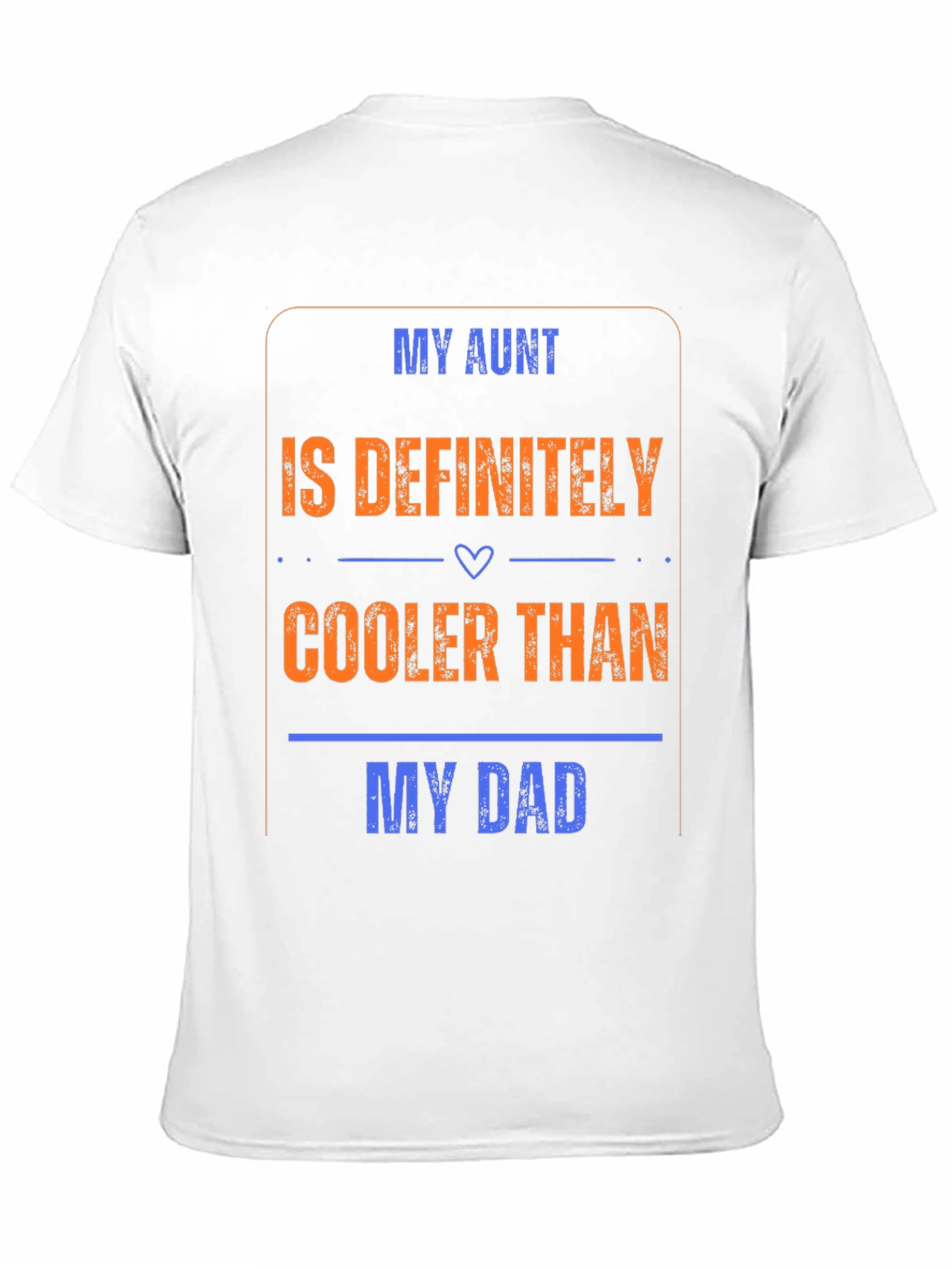 Black My Aunt is Cooler Than My Dad T-Shirt view 11