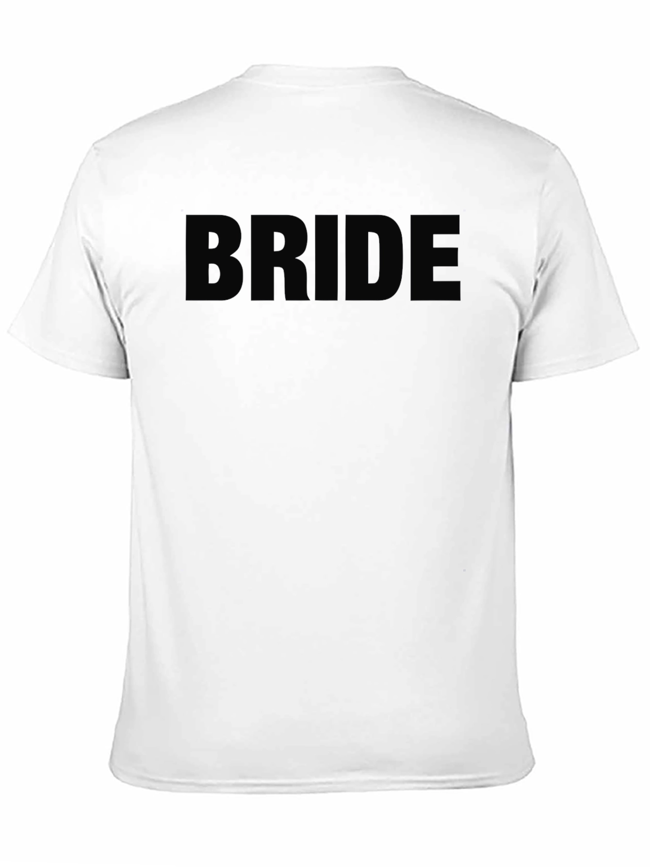 Black Bride Crew T-Shirt - Wedding Party Apparel view 11