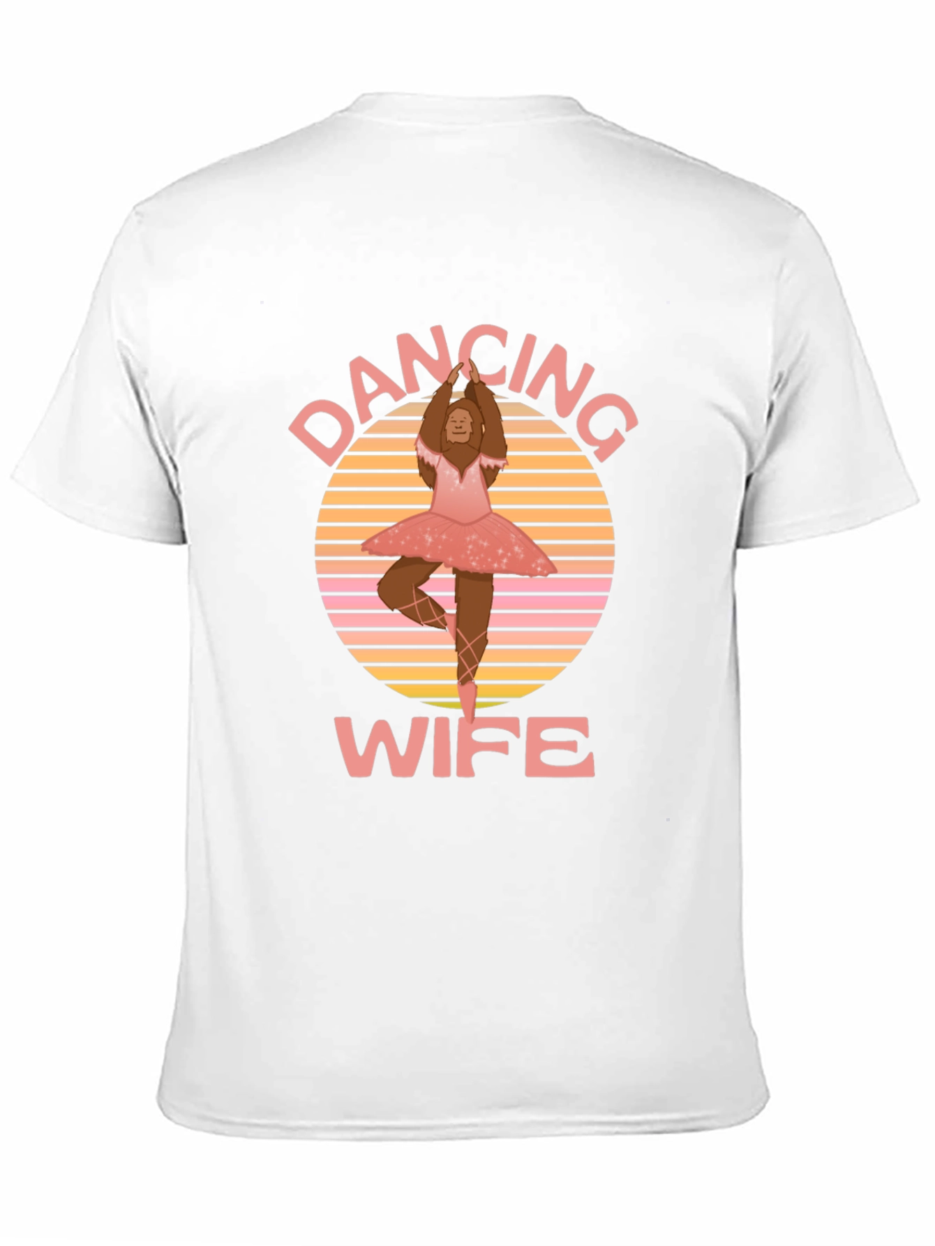 Black Dancing Wife T-Shirt - Bigfoot Ballerina Tee view 11
