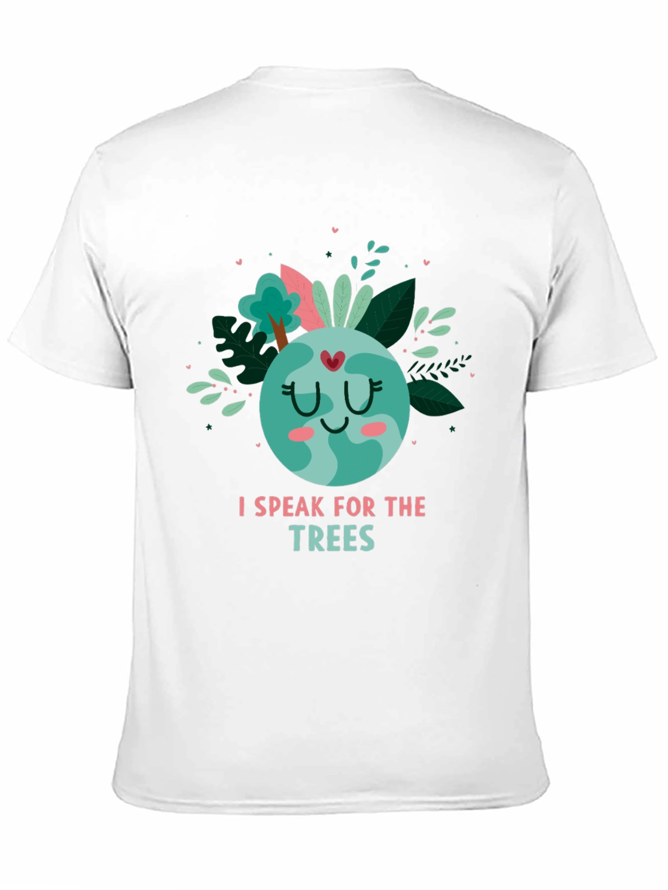 Black I Speak for the Trees Graphic Tee view 11