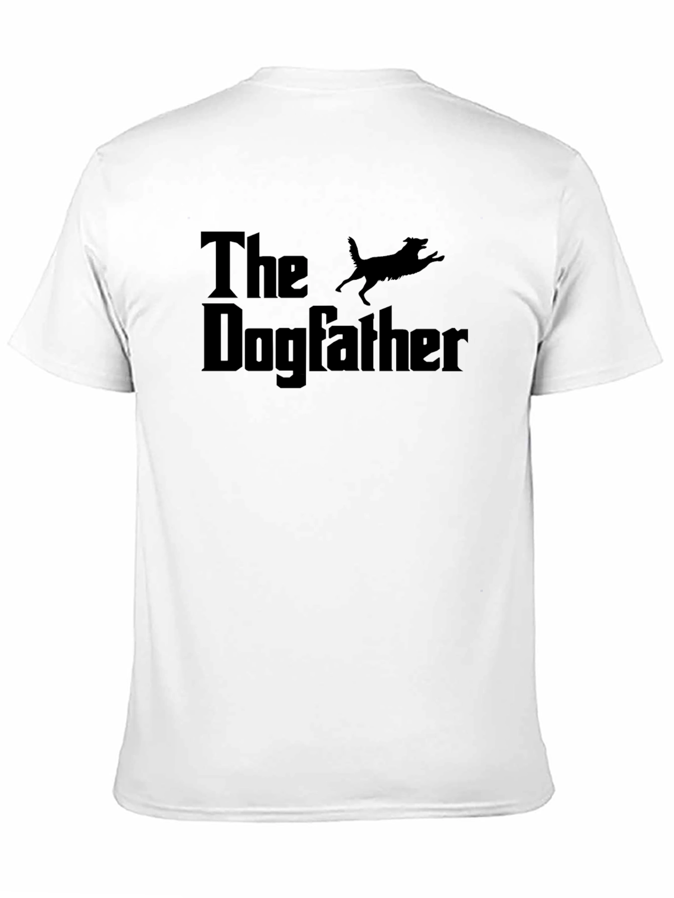 Black The Dogfather T-Shirt: Funny Dog Lover Tee view 11