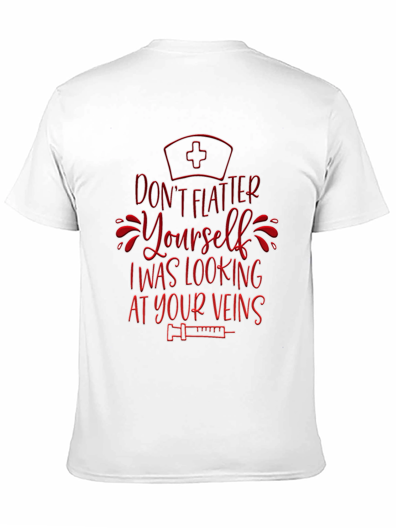 Black Funny Nurse Vein T-Shirt - Sarcastic RN Apparel view 11