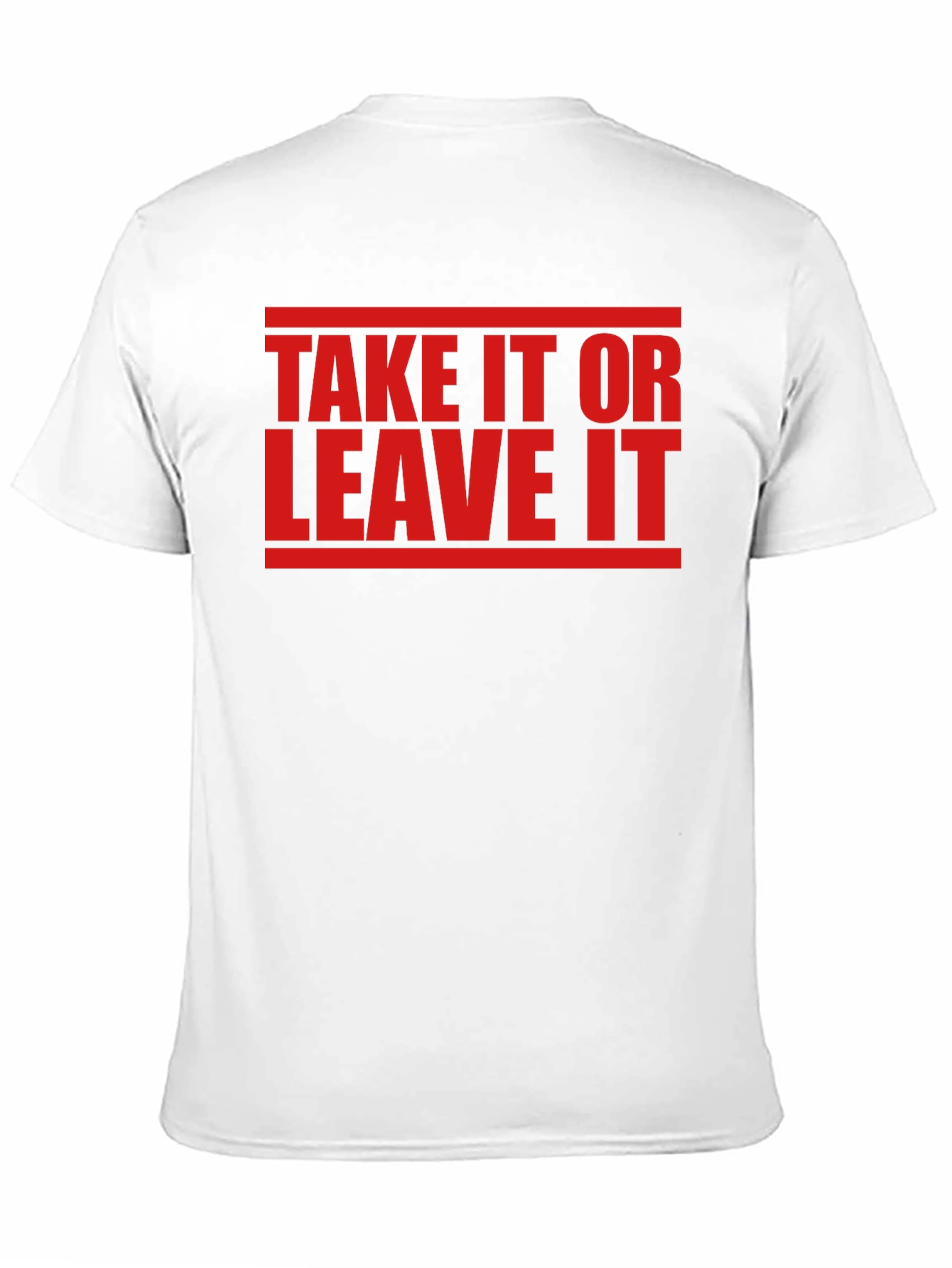 Black Take It Or Leave It Graphic Tee view 11