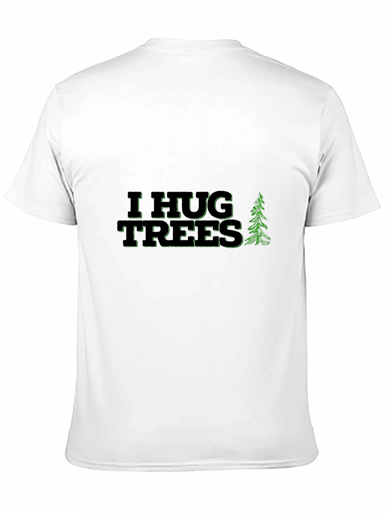 Black I Hug Trees Graphic Tee - Nature Lover Shirt view 11