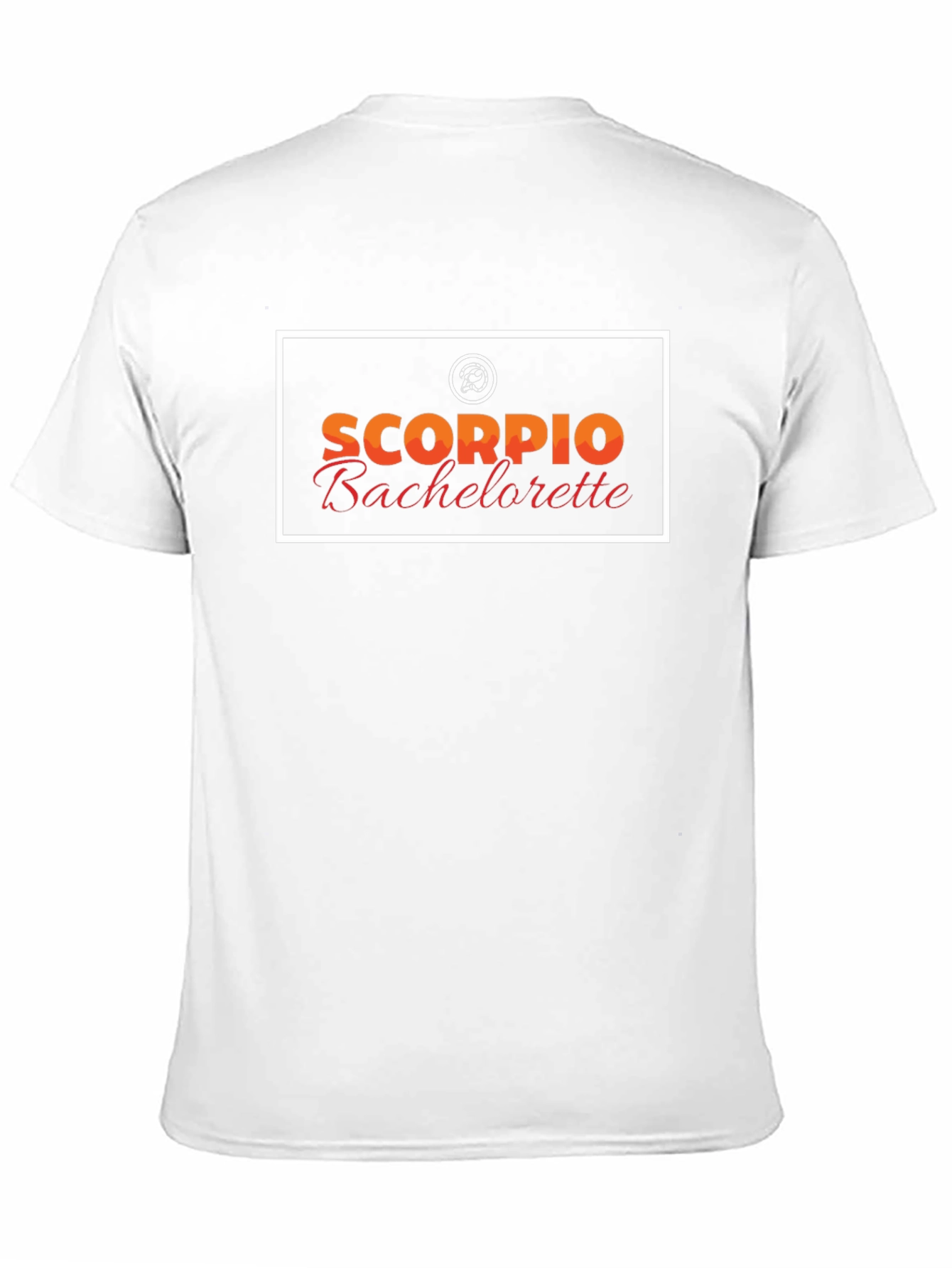 Black Scorpio Bachelorette Party T-Shirt - Black Crew Neck view 11
