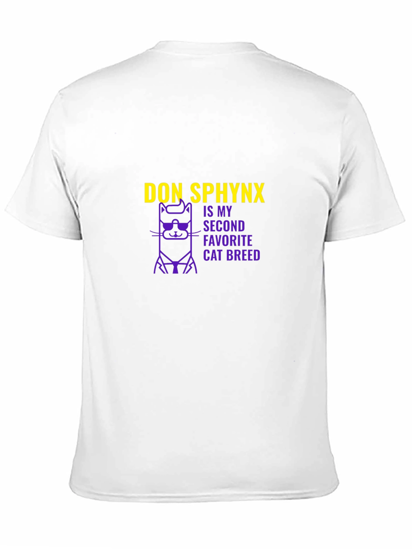 Black Don Sphynx Cat Breed T-Shirt - Cool Cat Lover Tee view 11