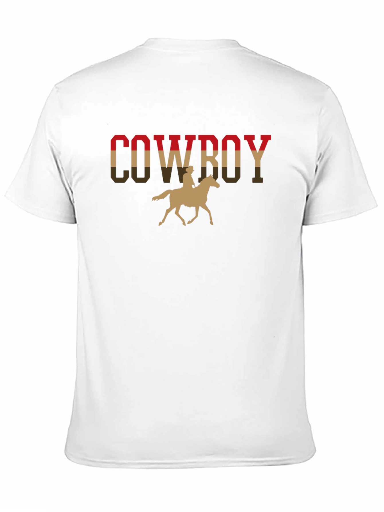 Black Cowboy Horse Graphic Tee view 11