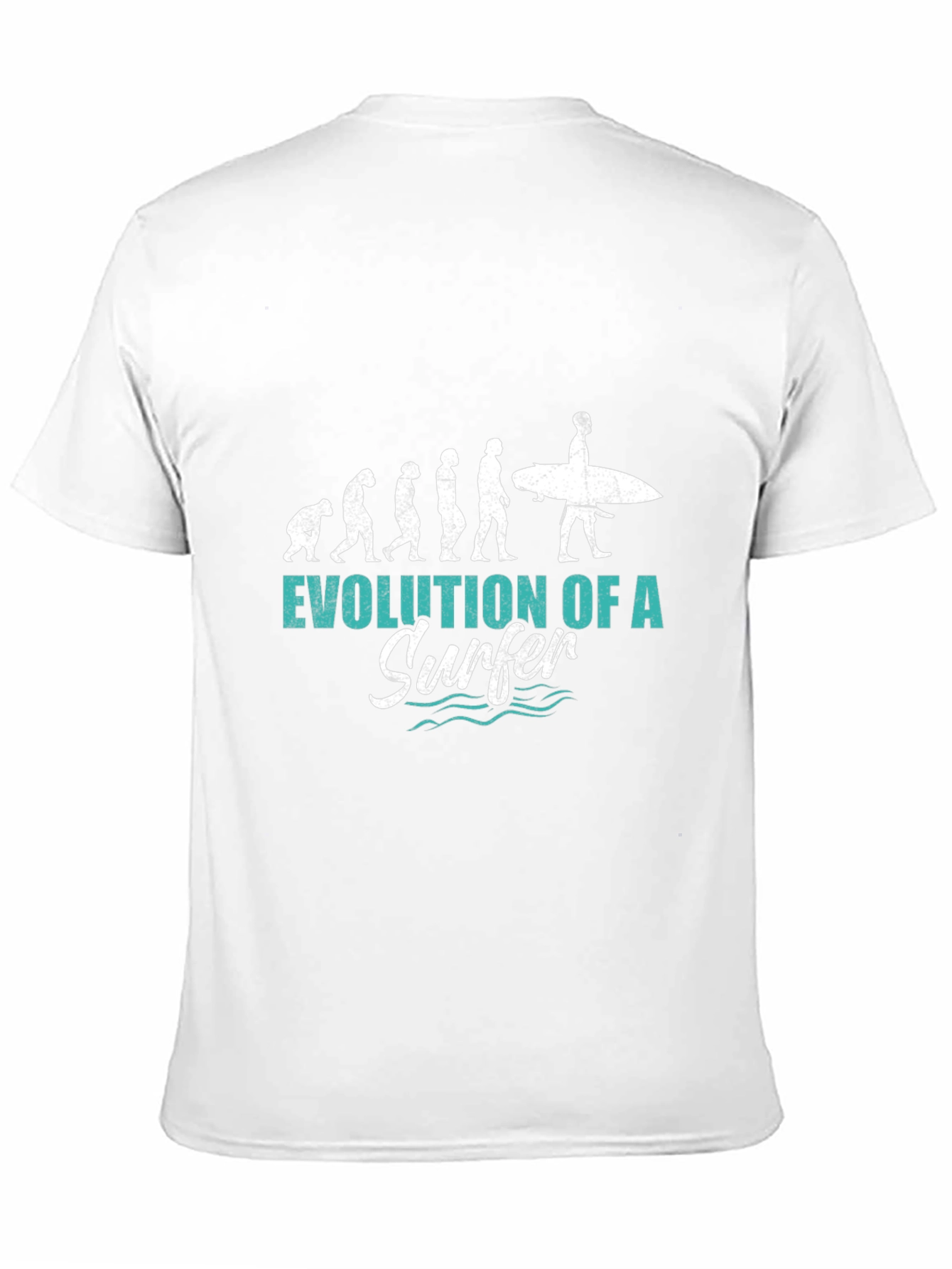 Black Evolution of a Surfer T-Shirt view 11
