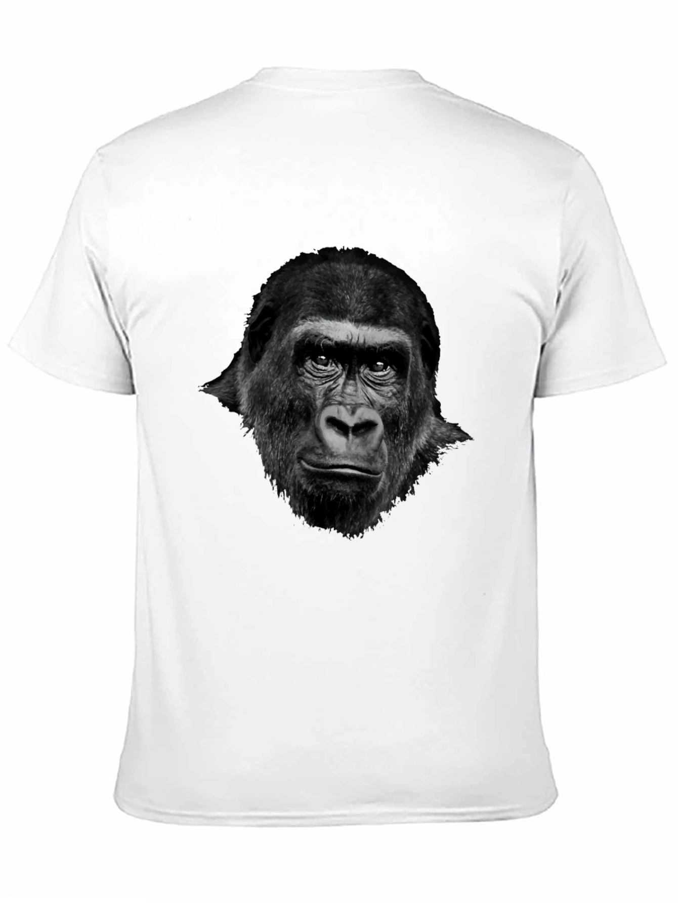 Black Gorilla Graphic Tee - Cool Animal Print Shirt view 11