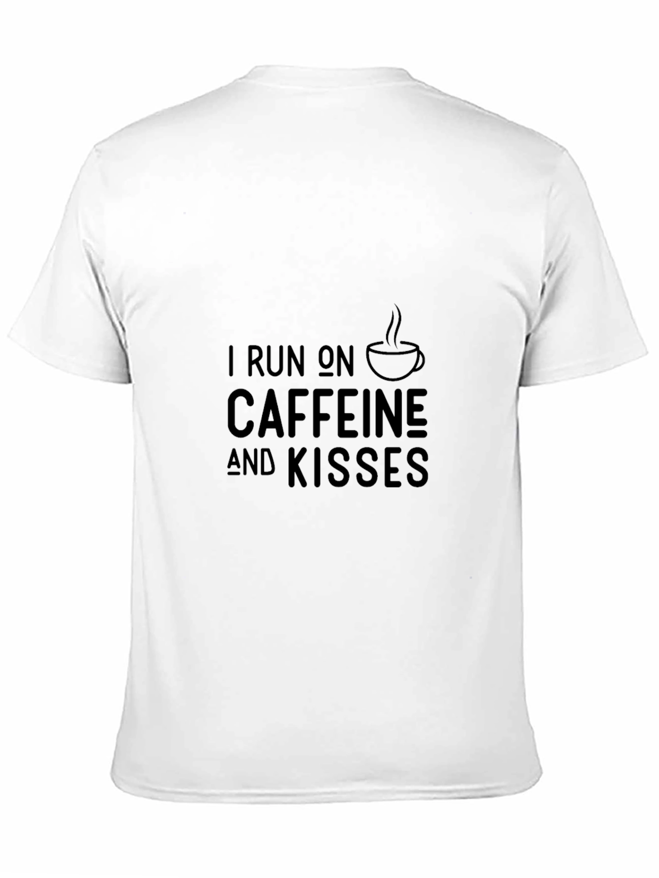 Black Caffeine and Kisses Graphic Tee view 11