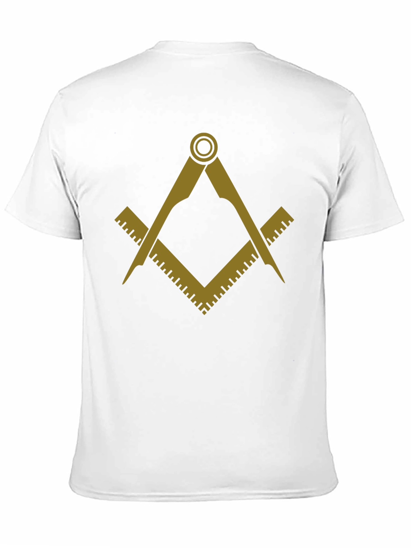 Black Masonic Square & Compasses T-Shirt view 11