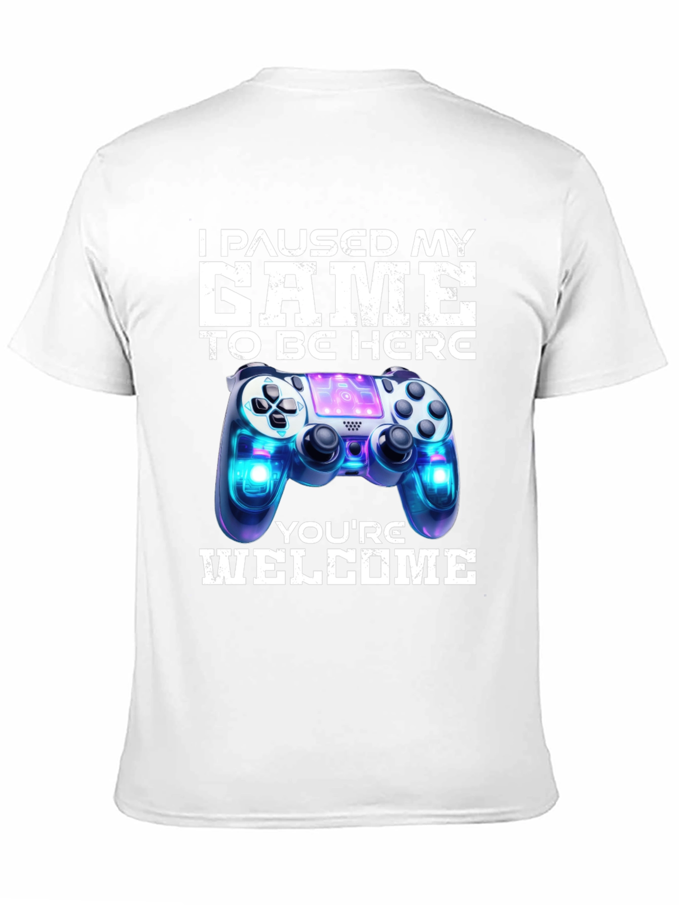 Black I Paused My Game to Be Here T-Shirt view 11