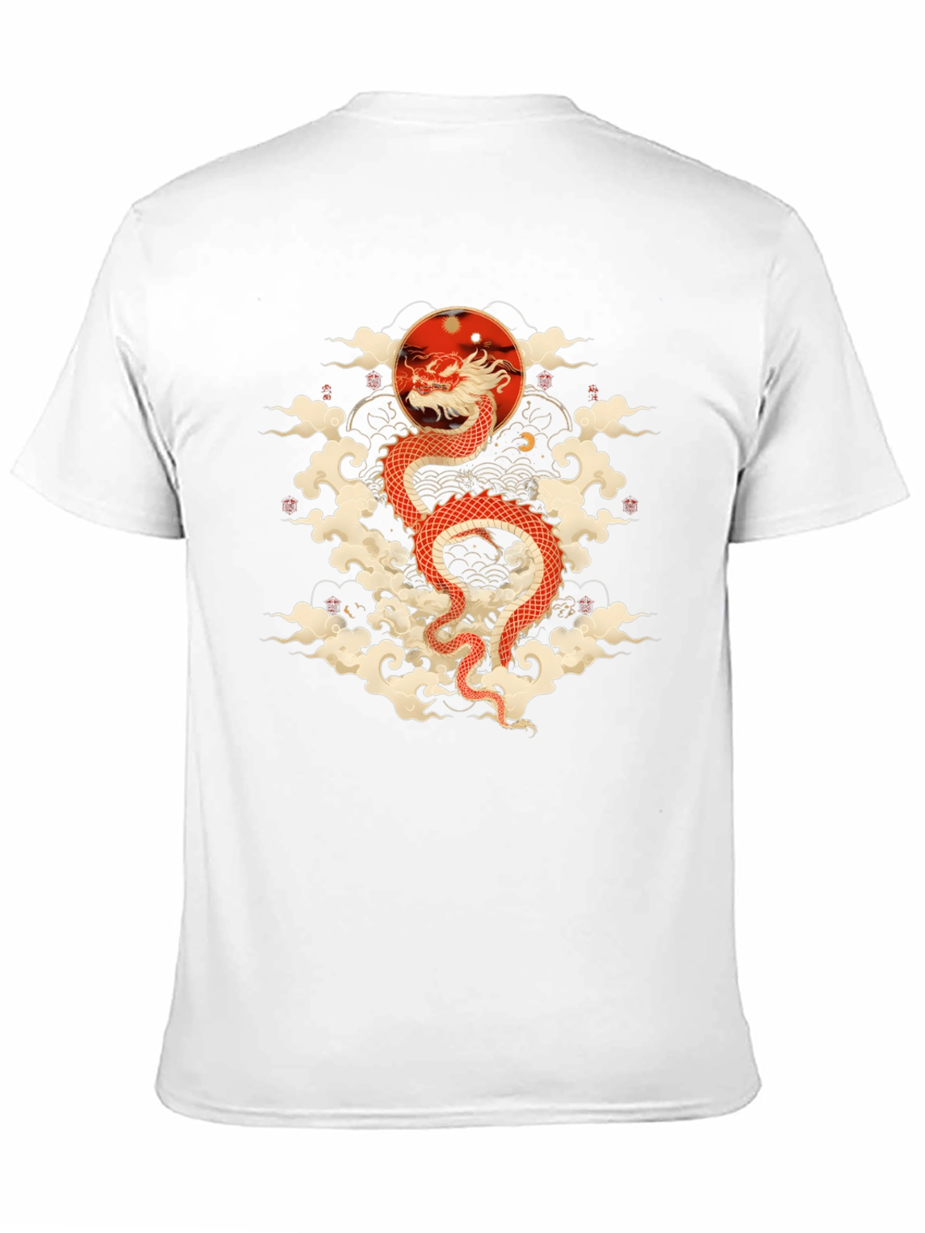 Black Dragon T-Shirt: Red Dragon, Asian Style view 11