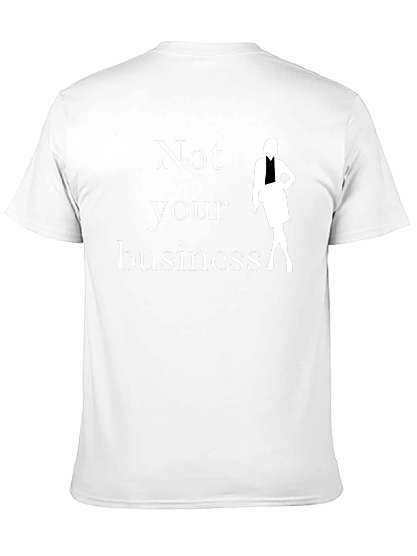 Black Not Your Business Graphic Tee - Sassy Style view 11