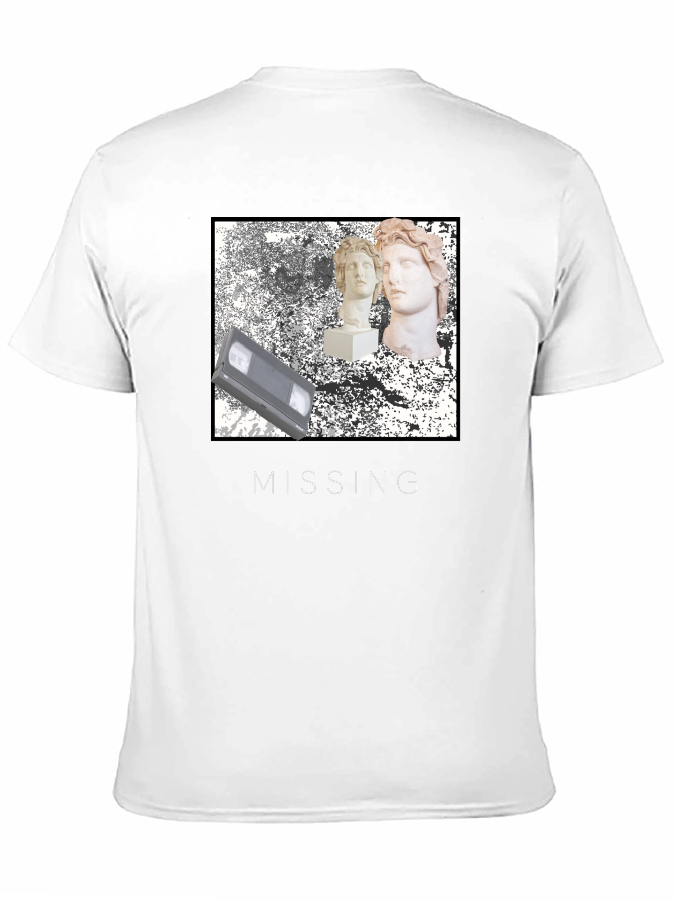 Black Missing VHS Tape T-Shirt view 11