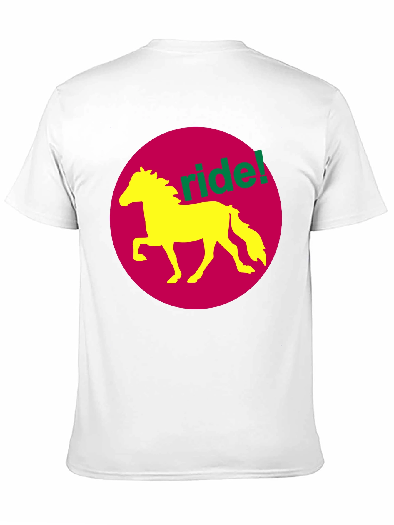 Black Ride! Graphic Tee - Horse Design view 11