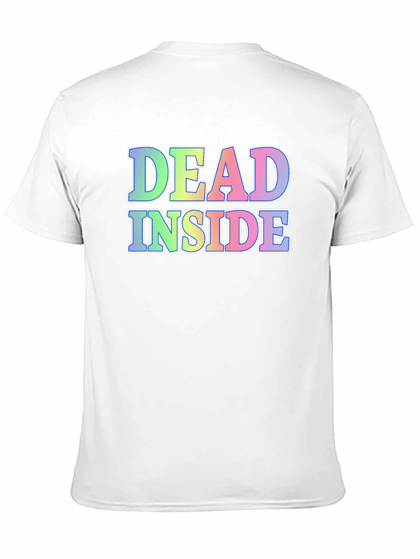 Black Dead Inside Graphic Tee - Black Cotton Blend Shirt view 11
