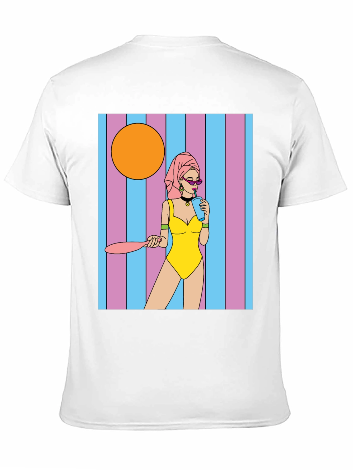 Black Retro Cartoon Graphic Tee view 11