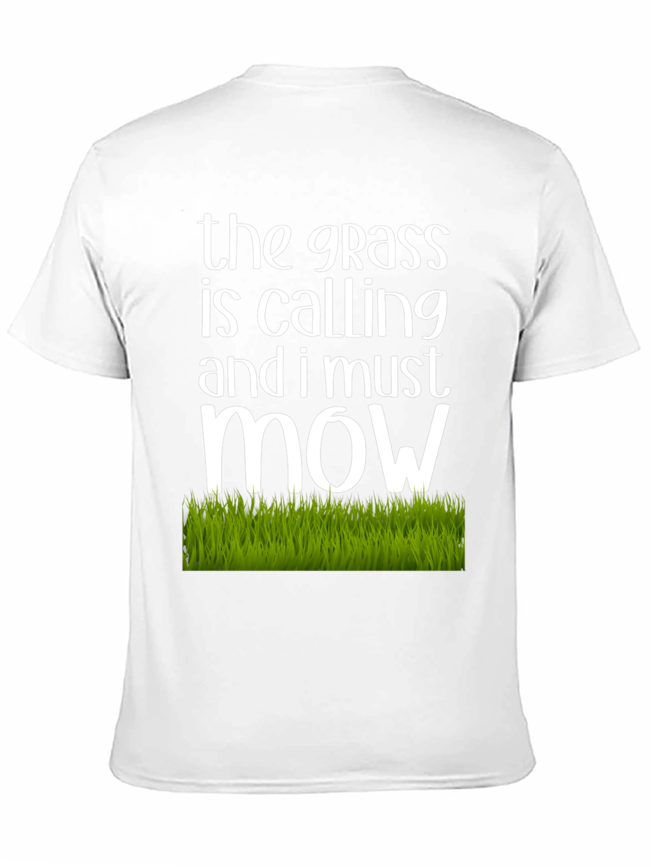 Black The Grass is Calling T-Shirt view 11