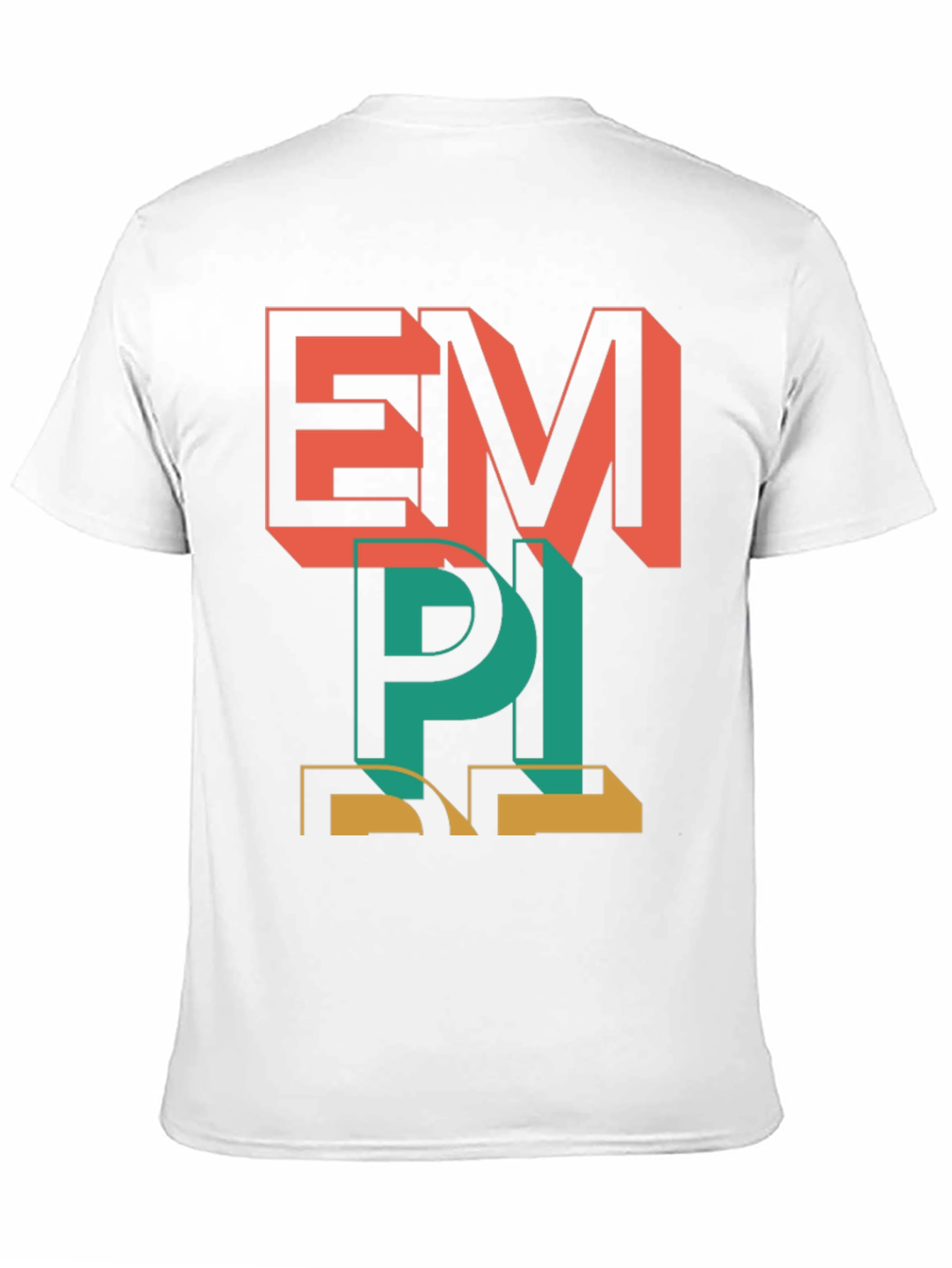 Black Retro Style Graphic Tee - EMPI Print view 11