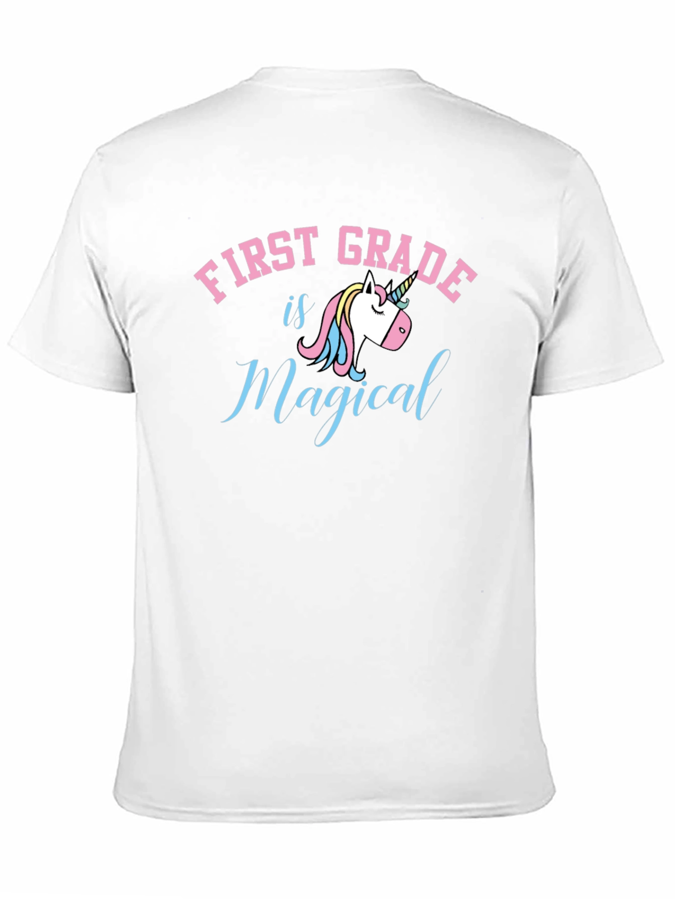 Black First Grade is Magical T-Shirt view 11