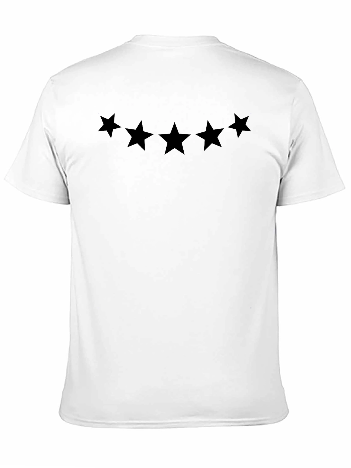 Black Men's Black Star Graphic Tee - Casual Comfort view 11