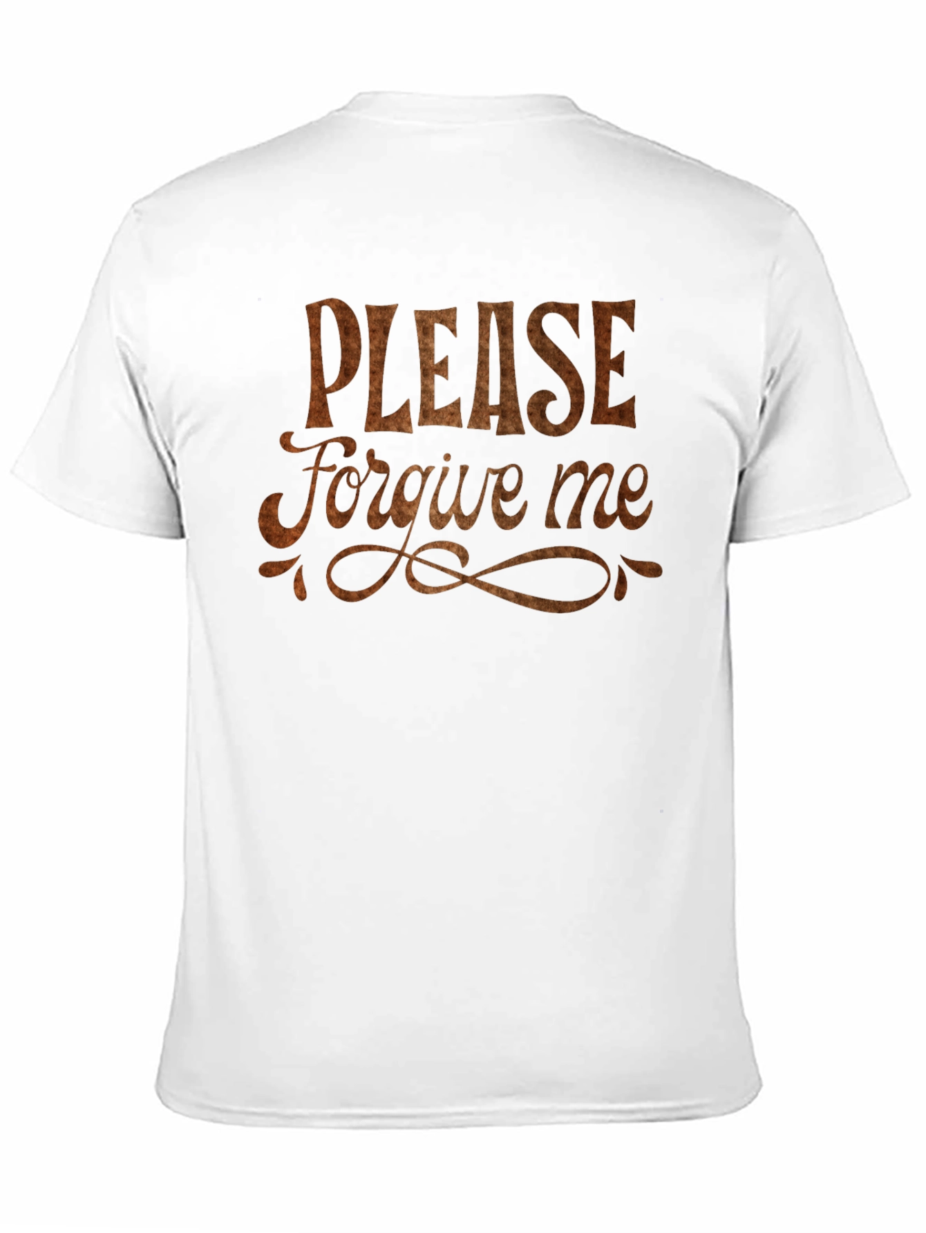 Black Please Forgive Me Graphic Print Black T-Shirt view 11