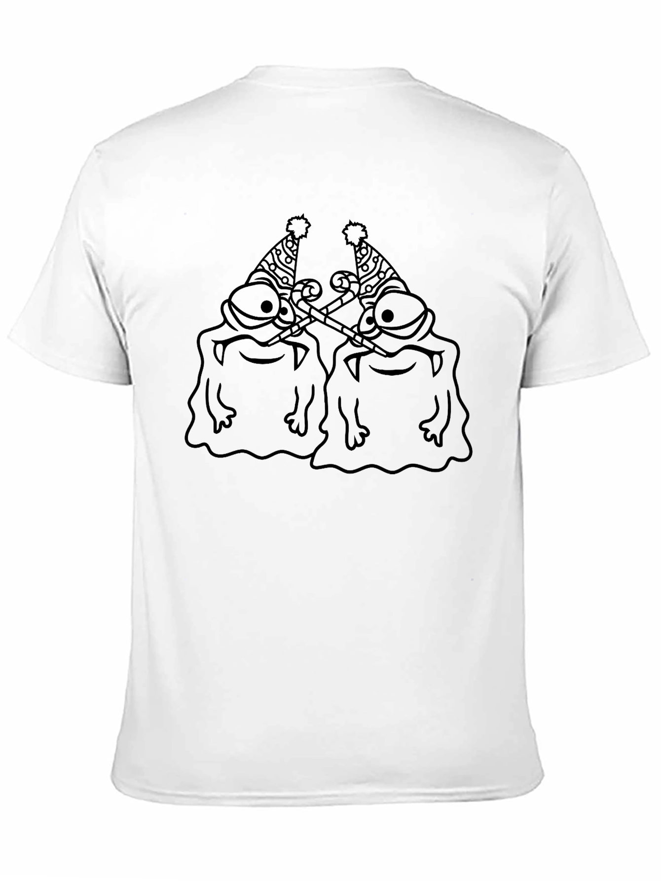 Black Party Blob Graphic Tee - Black view 11