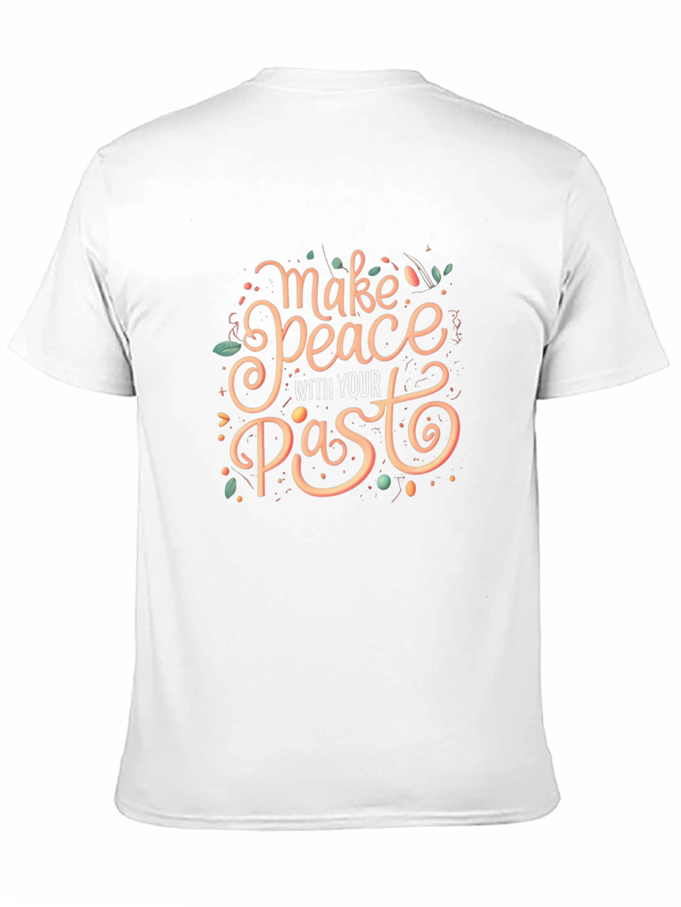 Black Make Peace With Your Past Graphic Tee view 11