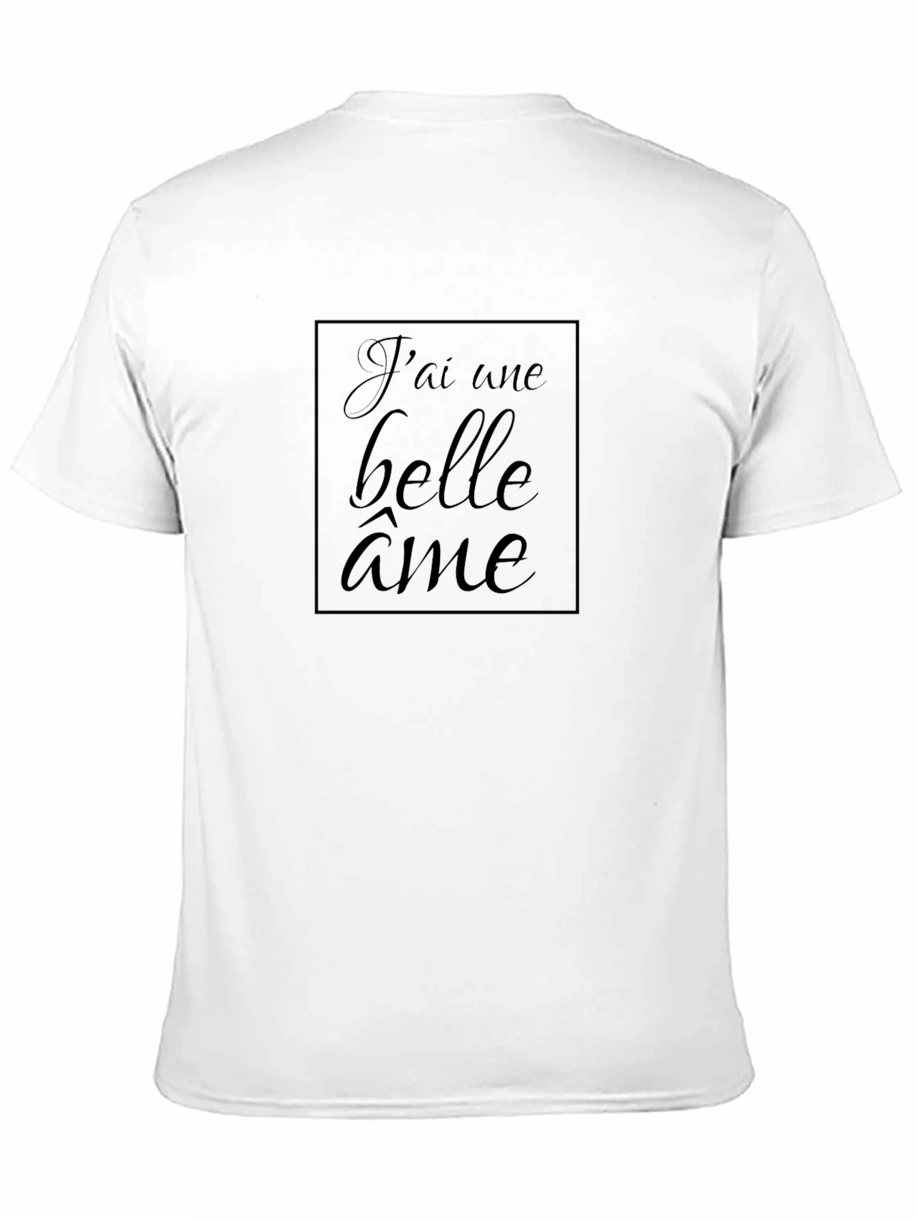 Black J'ai une belle âme Graphic T-Shirt view 11