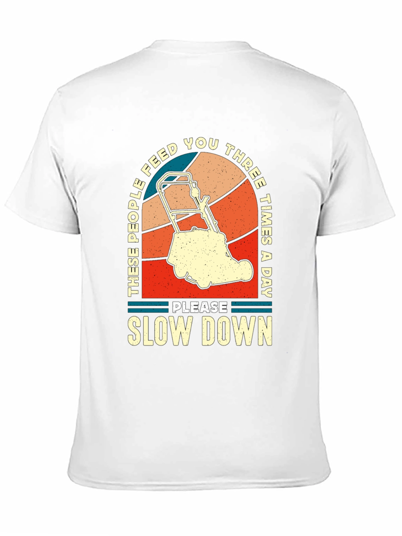 Black Retro "Slow Down" T-Shirt view 11