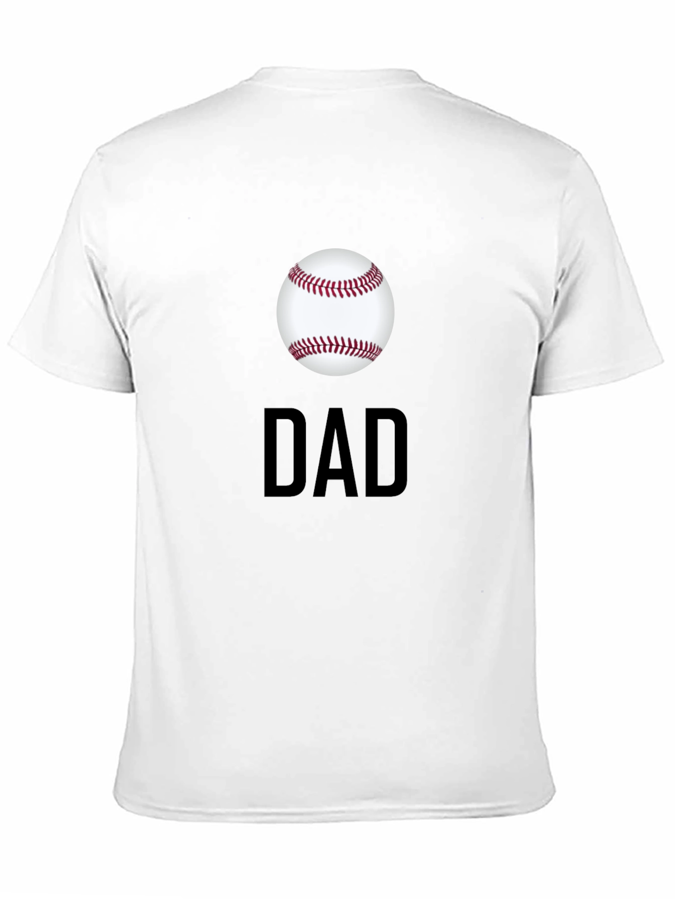 Black Baseball Dad T-Shirt - Classic Black Tee view 11