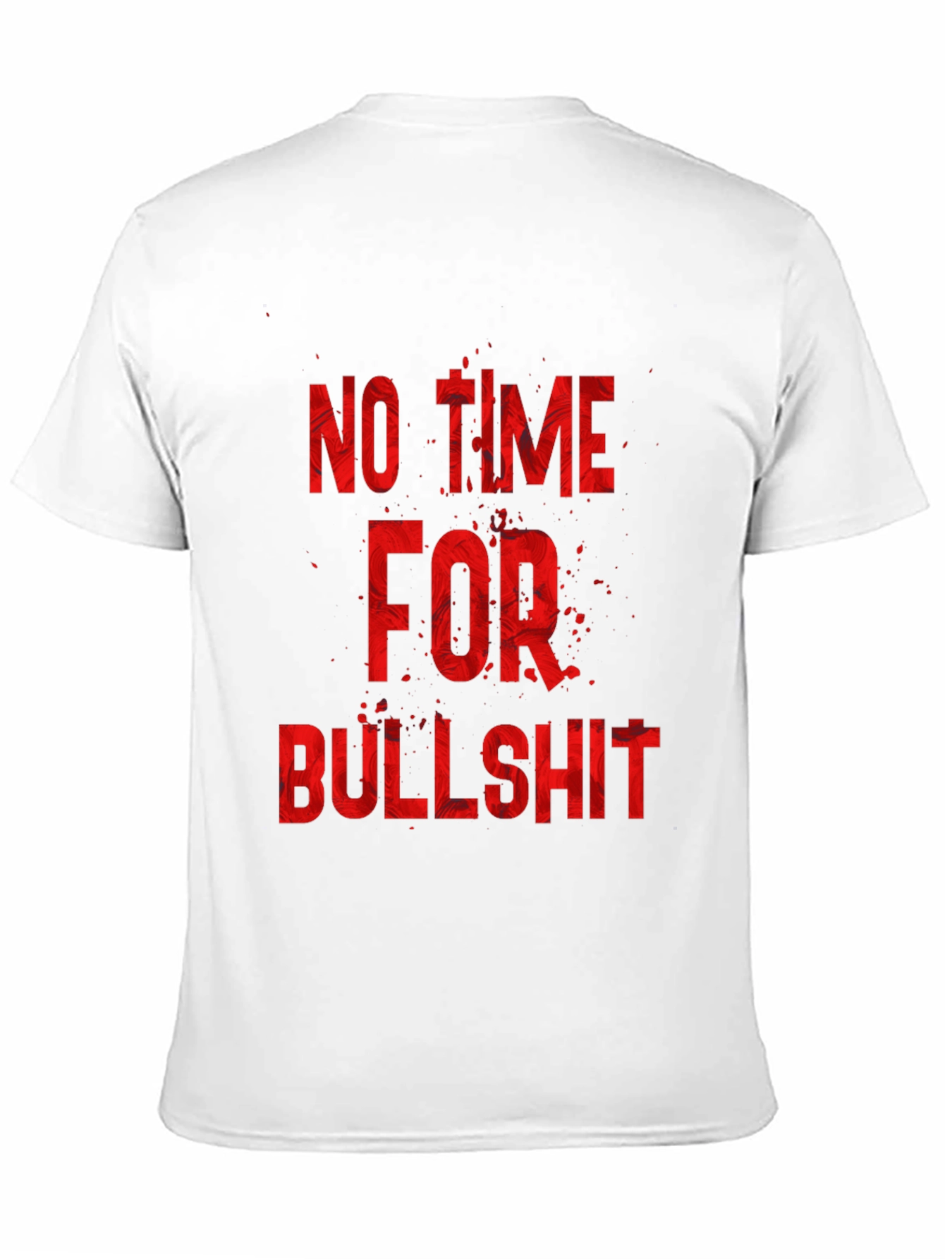 Black No Time For Bullshit Graphic Tee - Black view 11