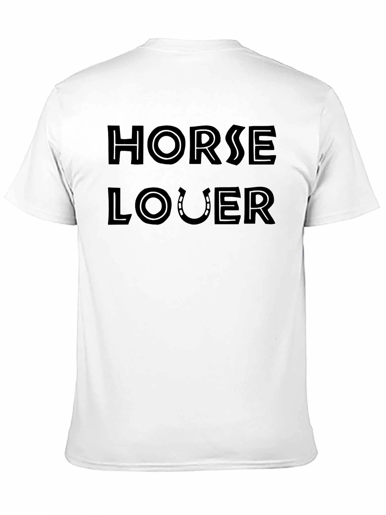 Black Horse Lover T-Shirt - Equestrian Style, Soft Cotton view 11