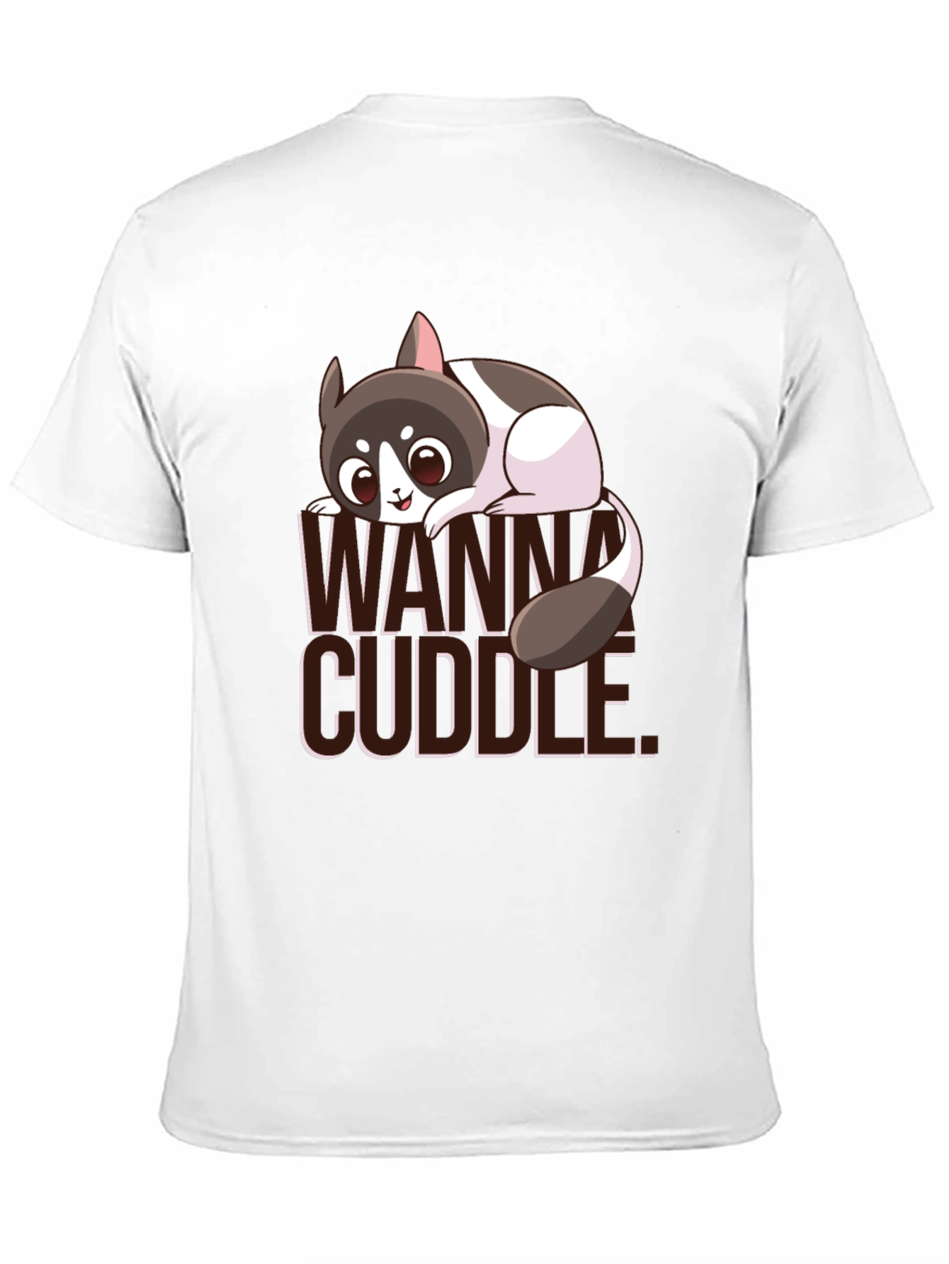 Black Cute Chinchilla Wanna Cuddle T-Shirt view 11