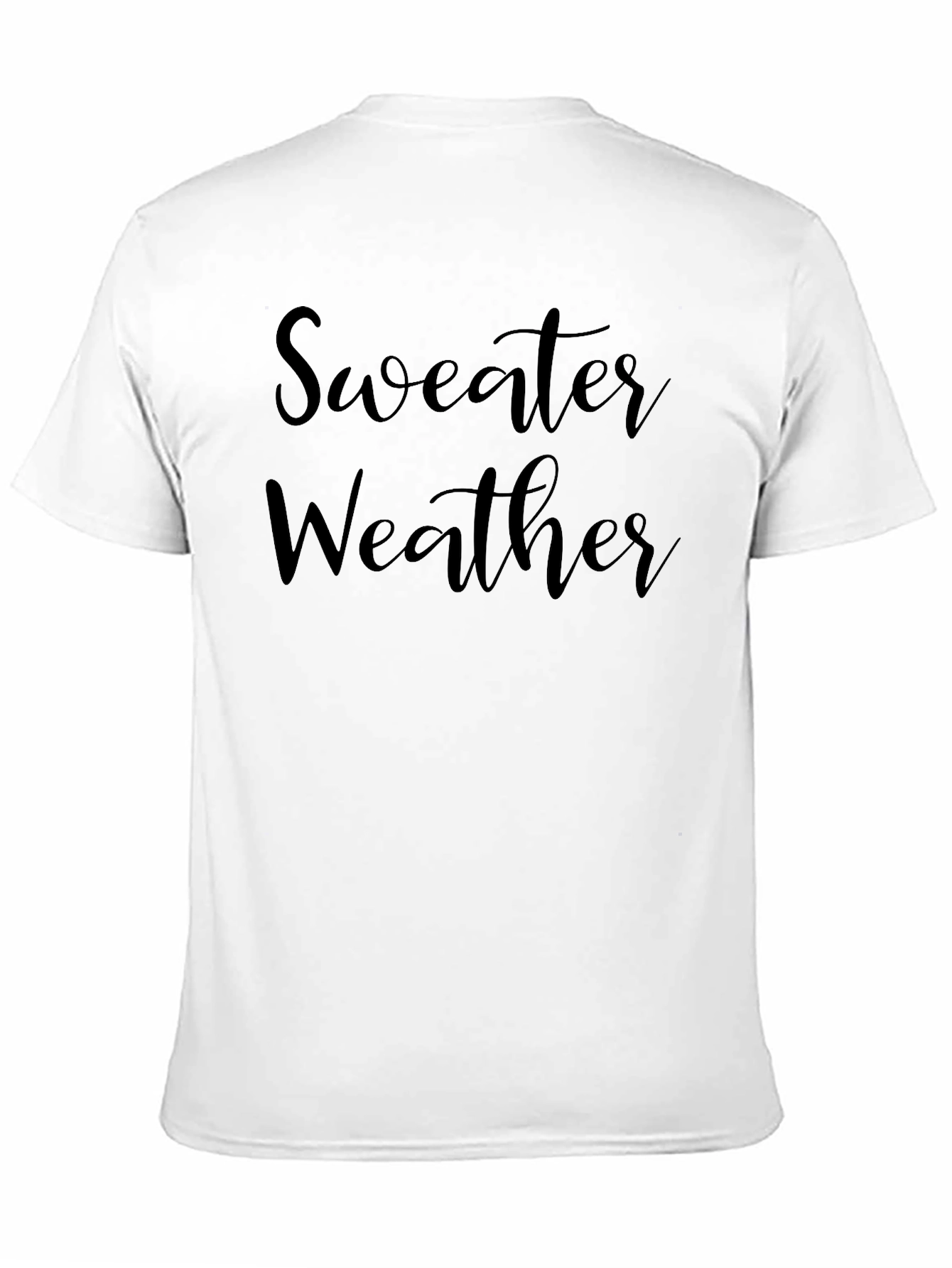 Black Sweater Weather Graphic Tee - Cozy & Stylish! view 11