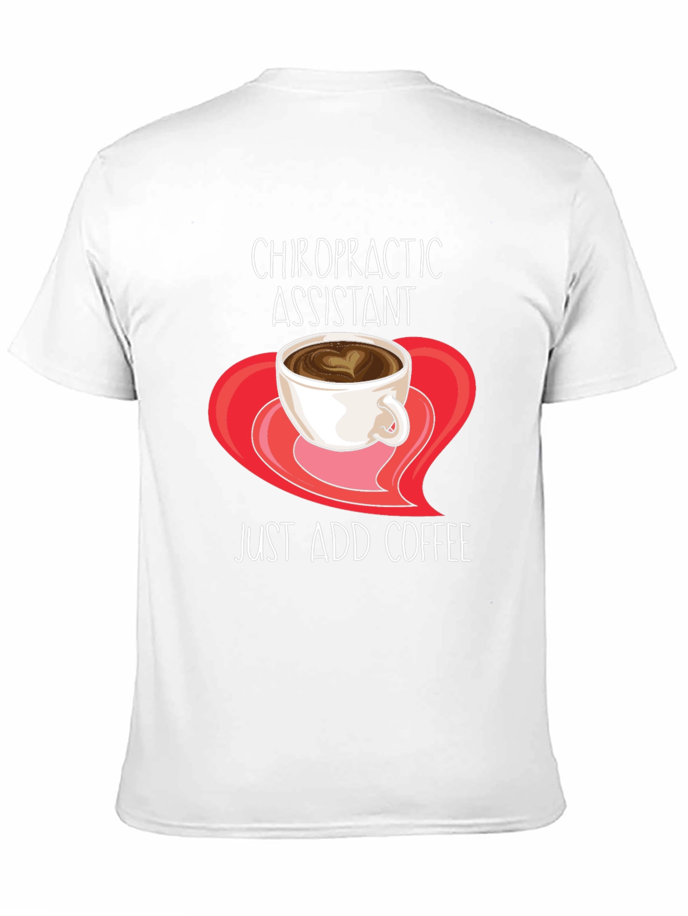 Black Chiropractic Assistant Coffee T-Shirt view 11